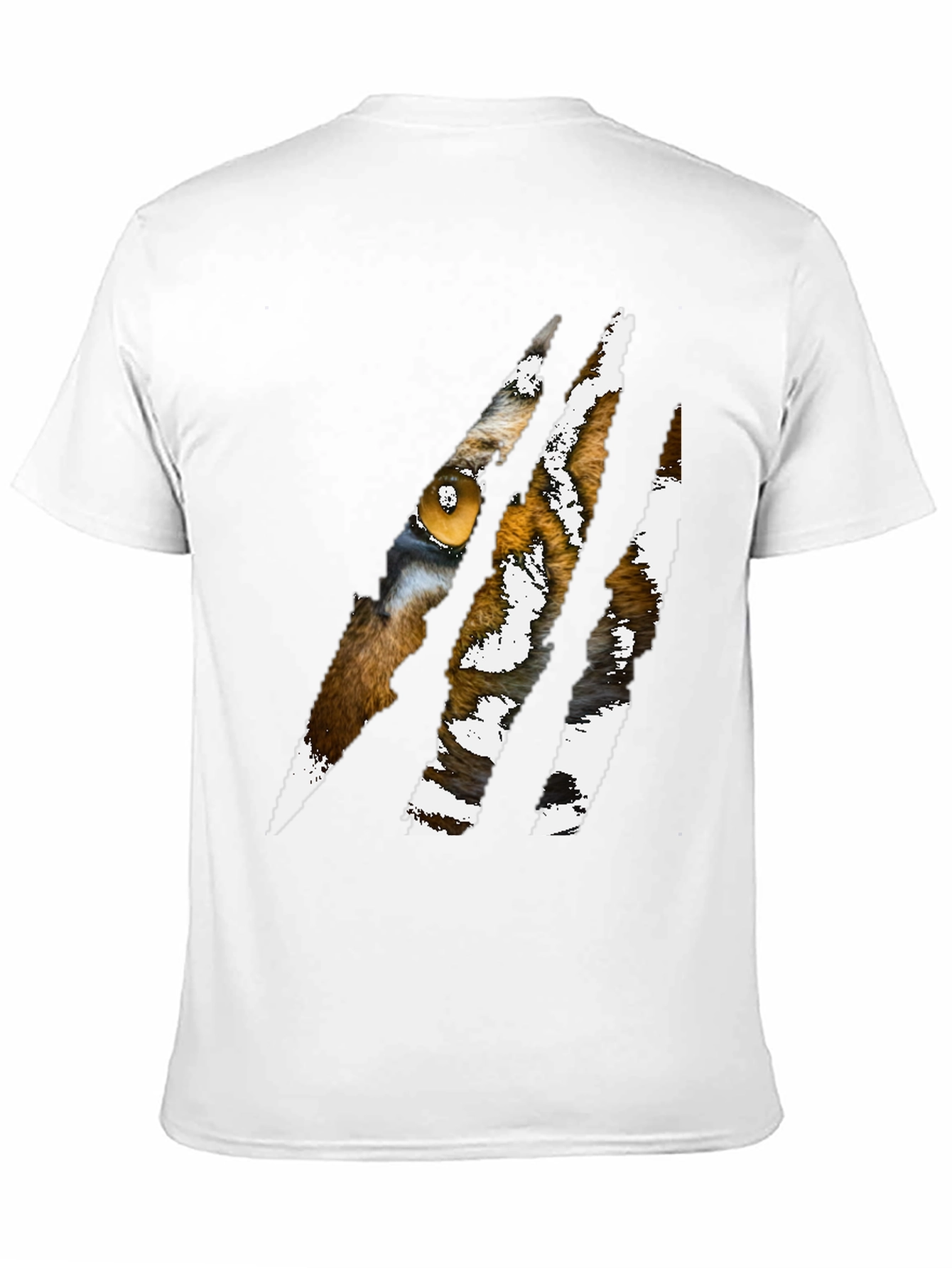 Tiger Eye Claw Mark Graphic T-Shirt