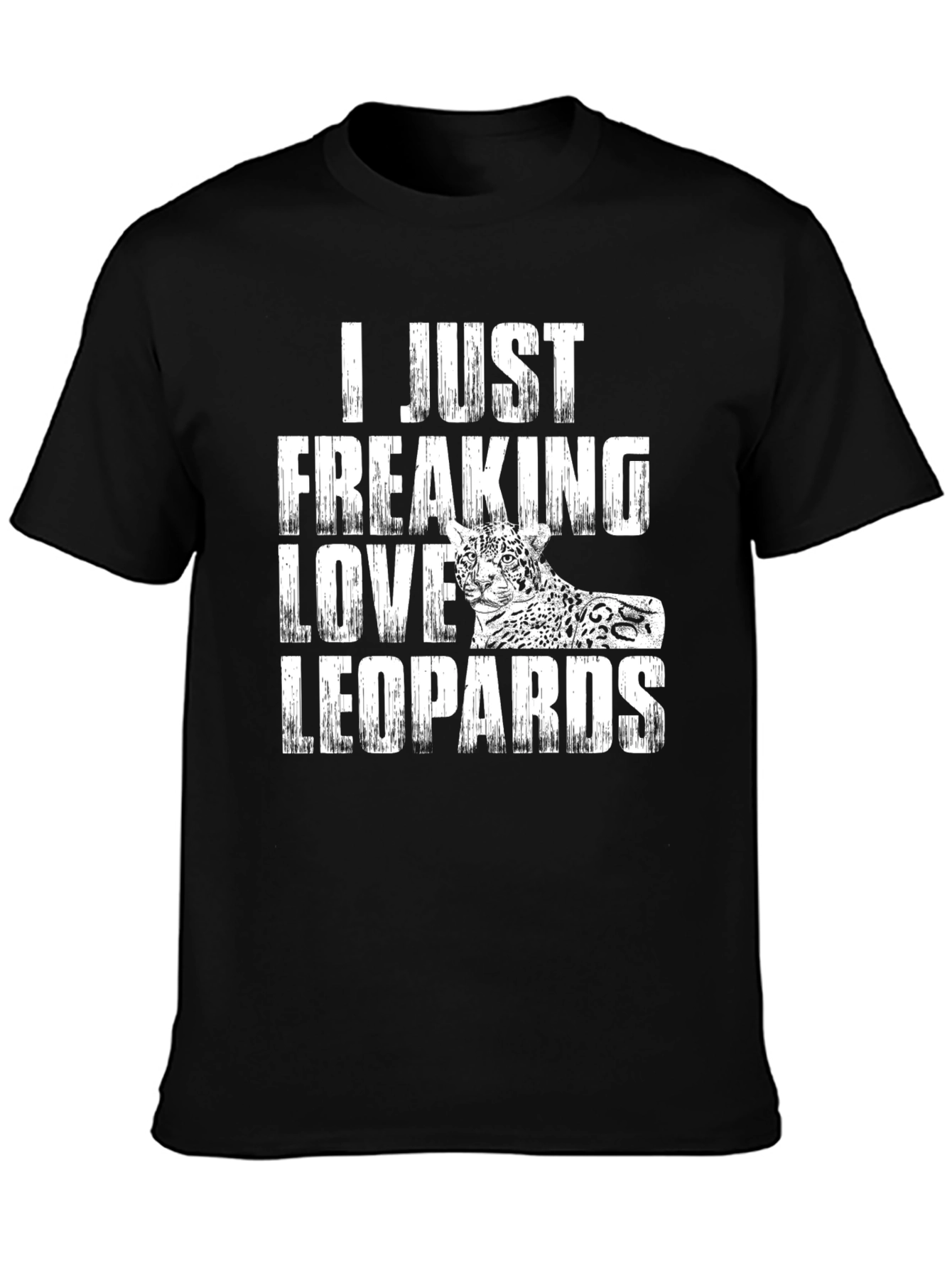 I Love Leopards Graphic T-Shirt