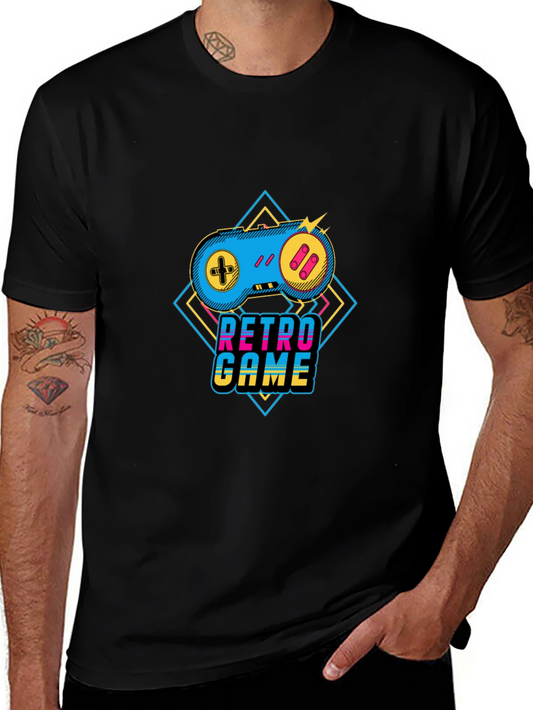 Retro Game Controller Graphic Tee - Gamer Style