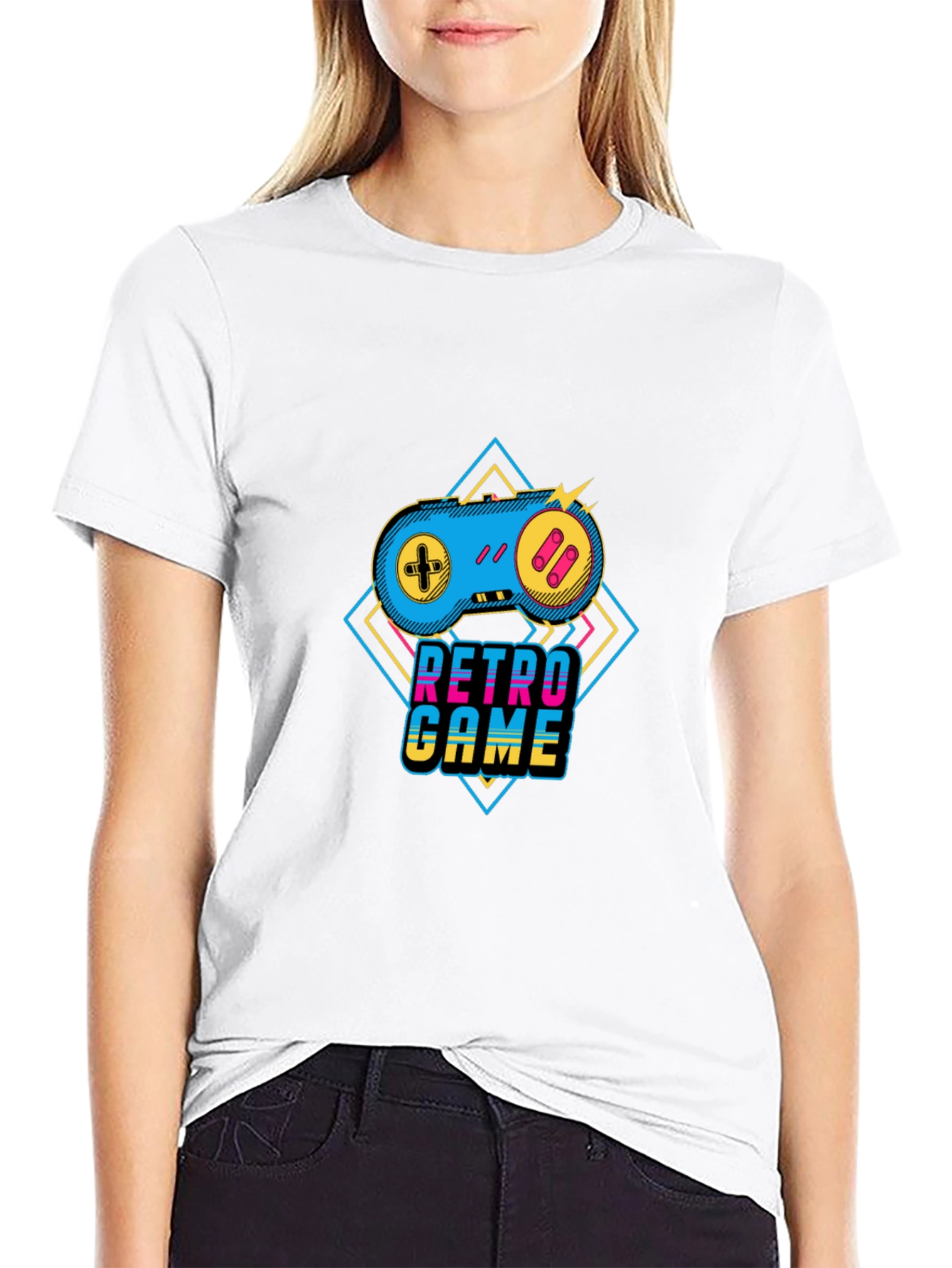 Retro Game Controller Graphic Tee - Gamer Style