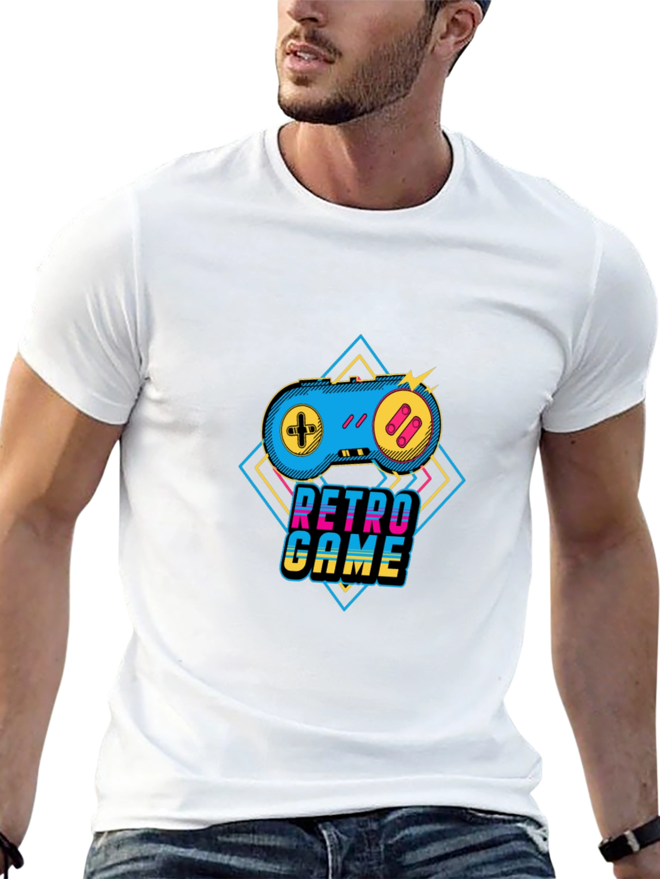 Retro Game Controller Graphic Tee - Gamer Style