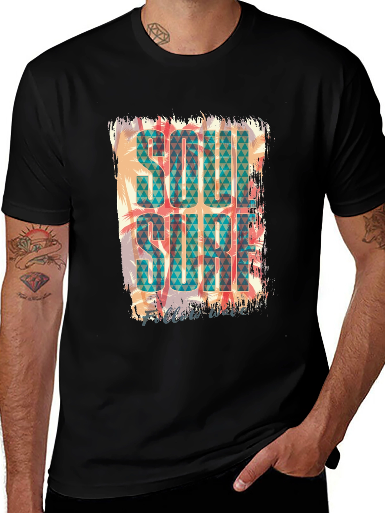 Soul Surf Graphic Tee - Tropical Summer Vibe