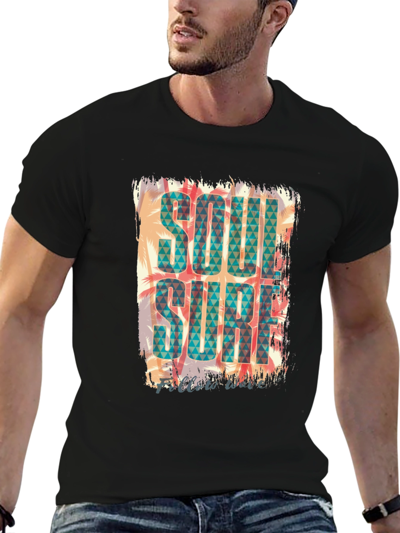 Soul Surf Graphic Tee - Tropical Summer Vibe