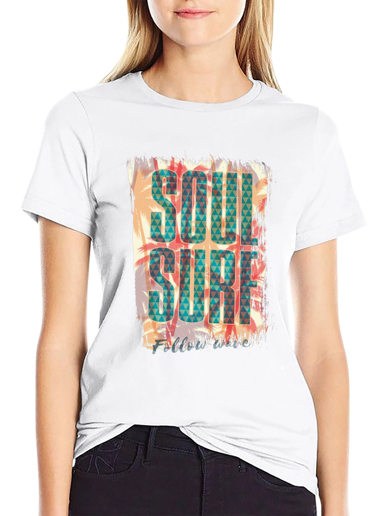 Soul Surf Graphic Tee - Tropical Summer Vibe