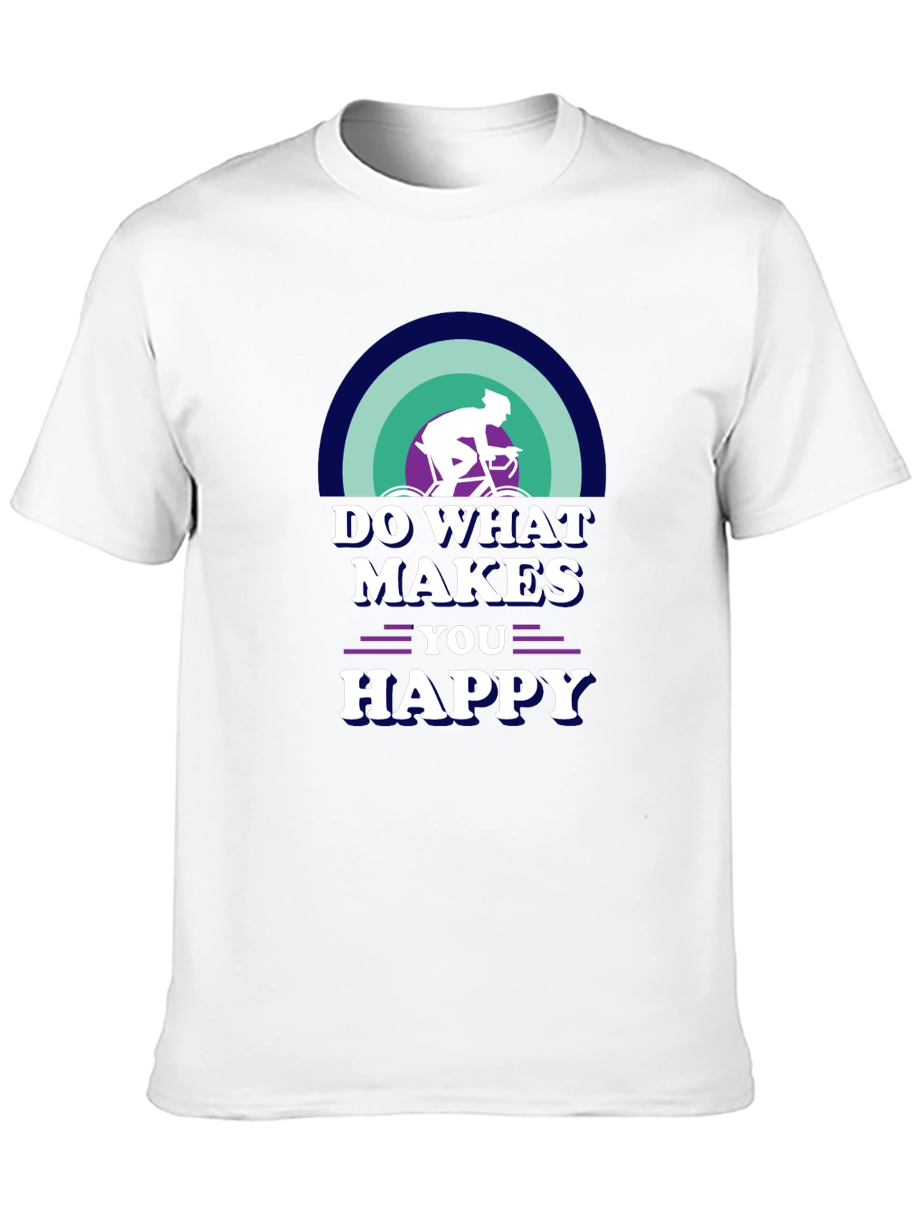 Do What Makes You Happy Cycling Graphic Tee