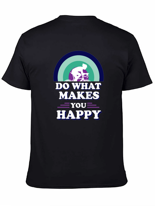 Do What Makes You Happy Cycling Graphic Tee