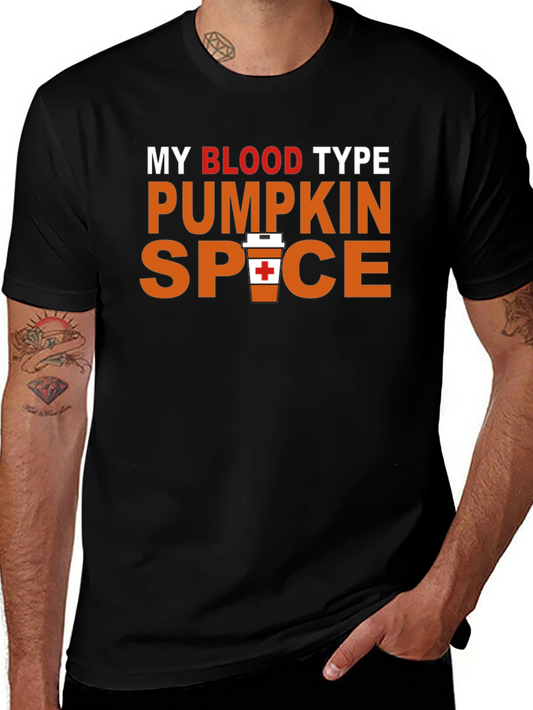 Pumpkin Spice Blood Type Tee