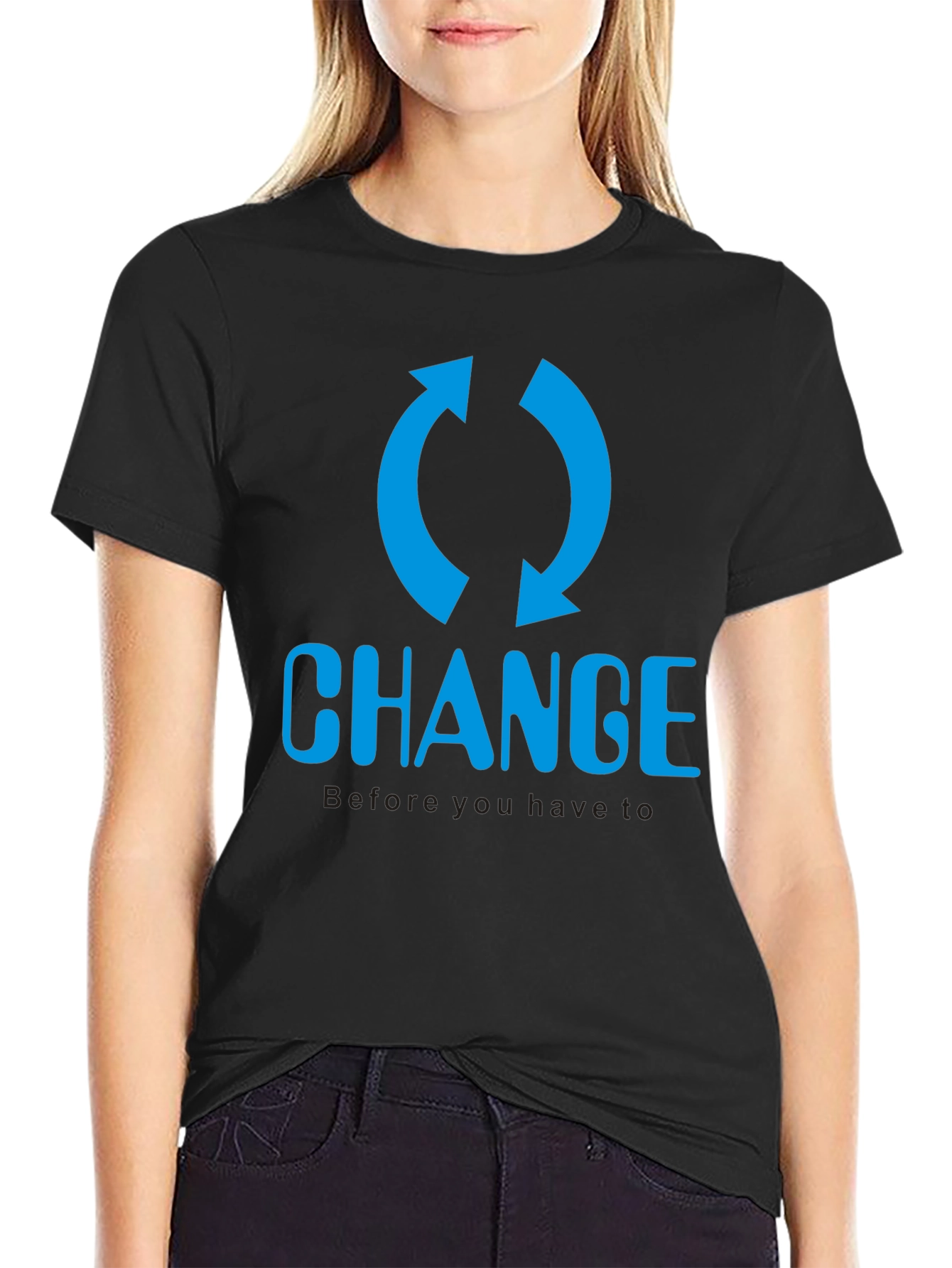 Change Cycle T-Shirt - Black