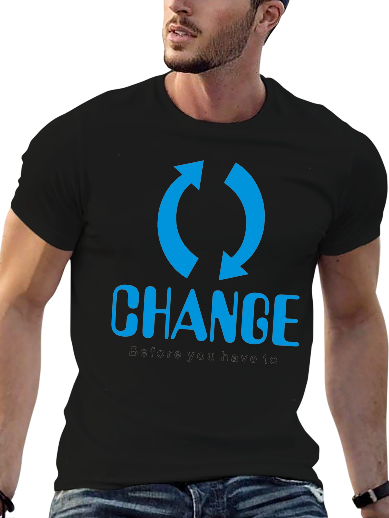 Change Cycle T-Shirt - Black