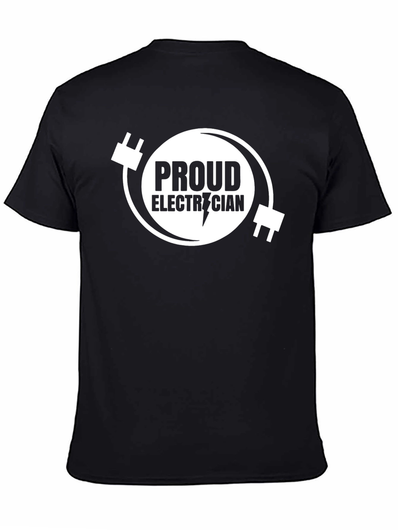 Proud Electrician T-Shirt - Black