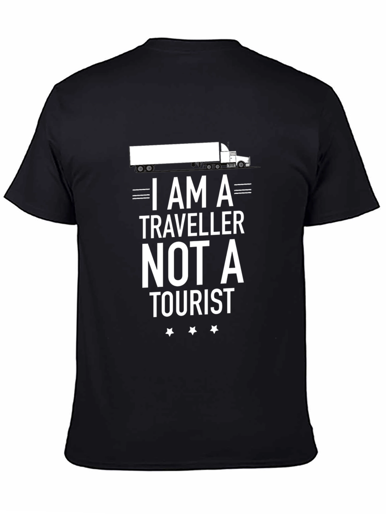 Trucker I am a Traveller Graphic T-Shirt