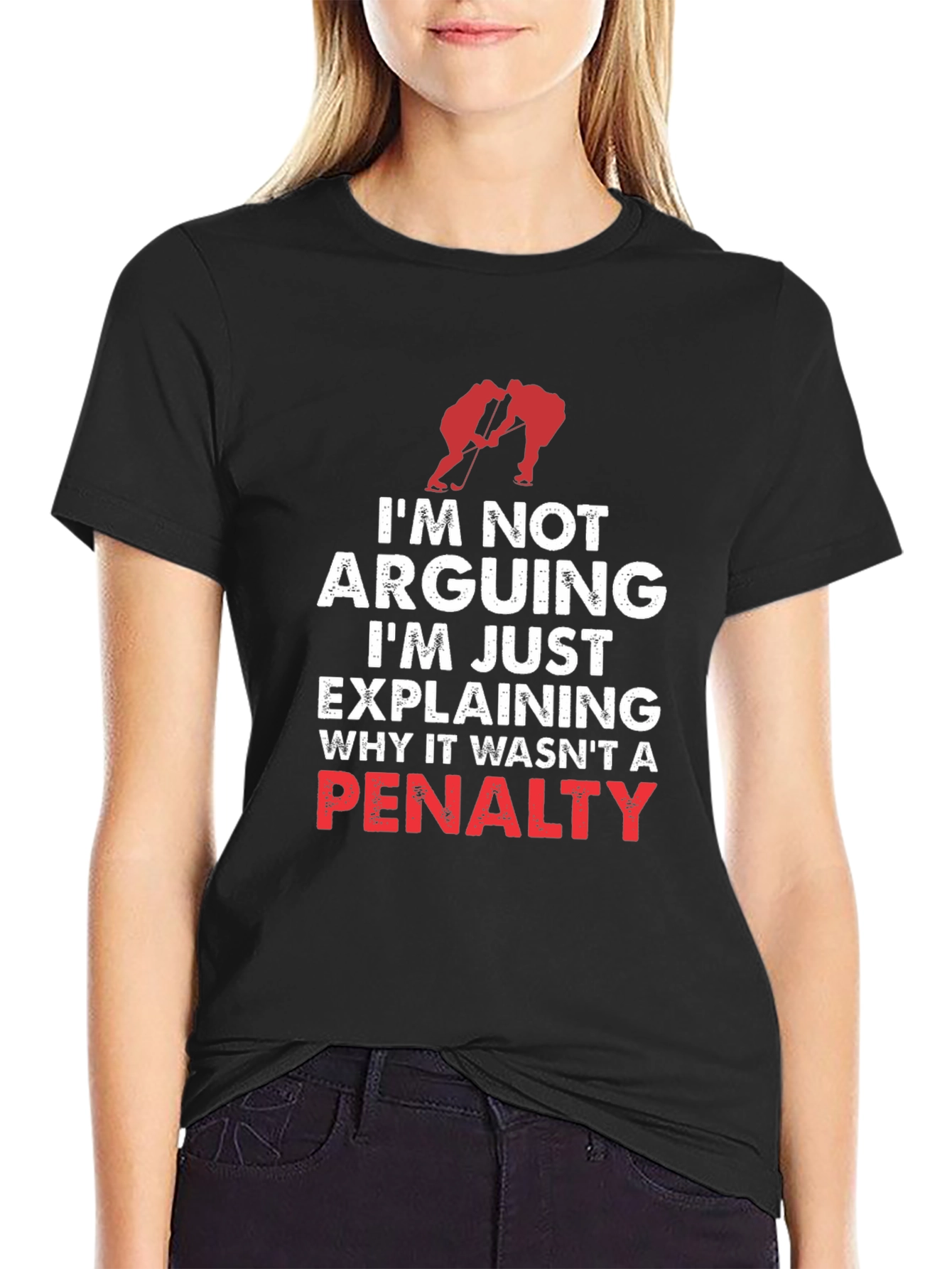 Hockey Penalty T-Shirt - Arguing or Explaining?