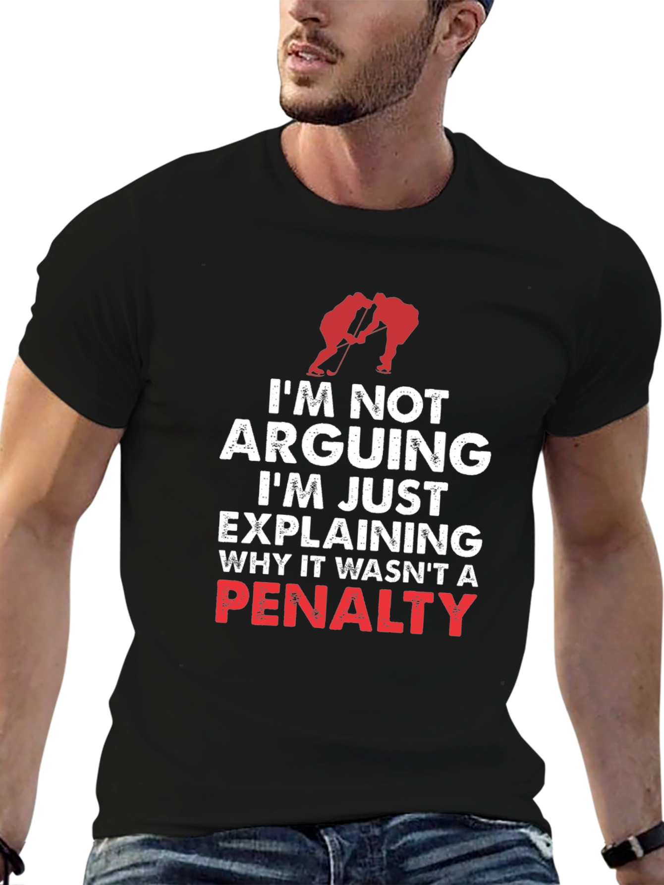 Hockey Penalty T-Shirt - Arguing or Explaining?