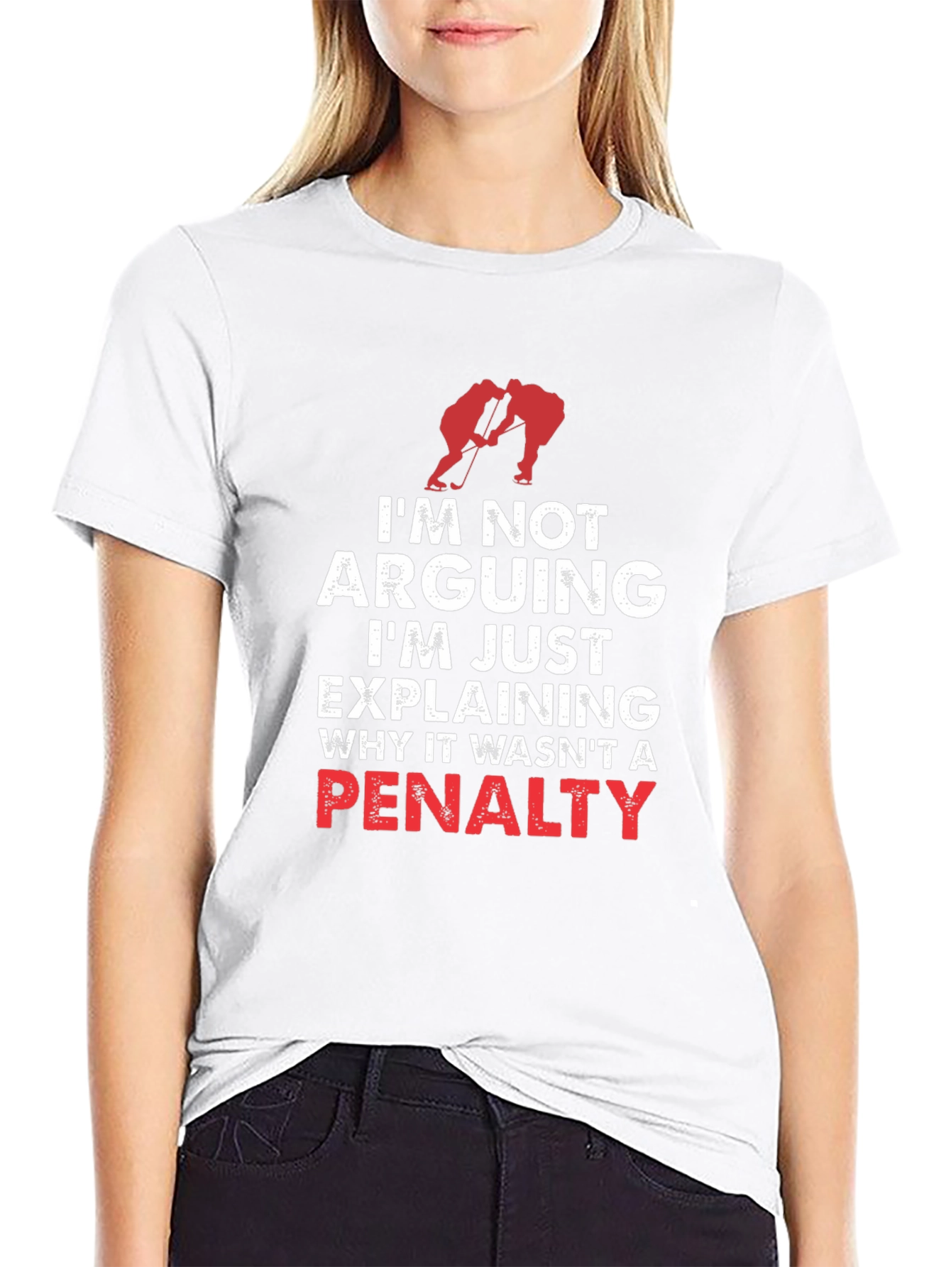Hockey Penalty T-Shirt - Arguing or Explaining?