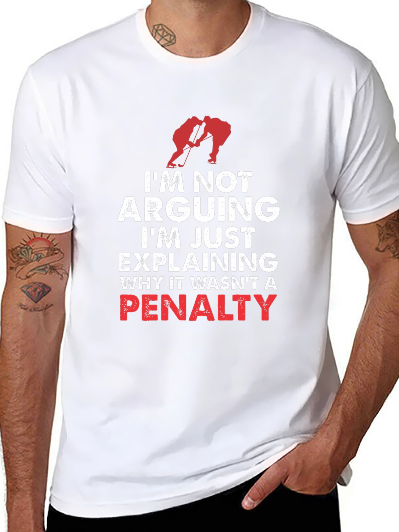 Hockey Penalty T-Shirt - Arguing or Explaining?