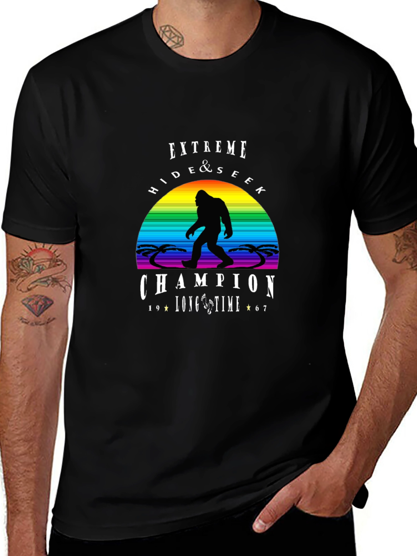 Extreme Hide & Seek Champion Bigfoot T-Shirt