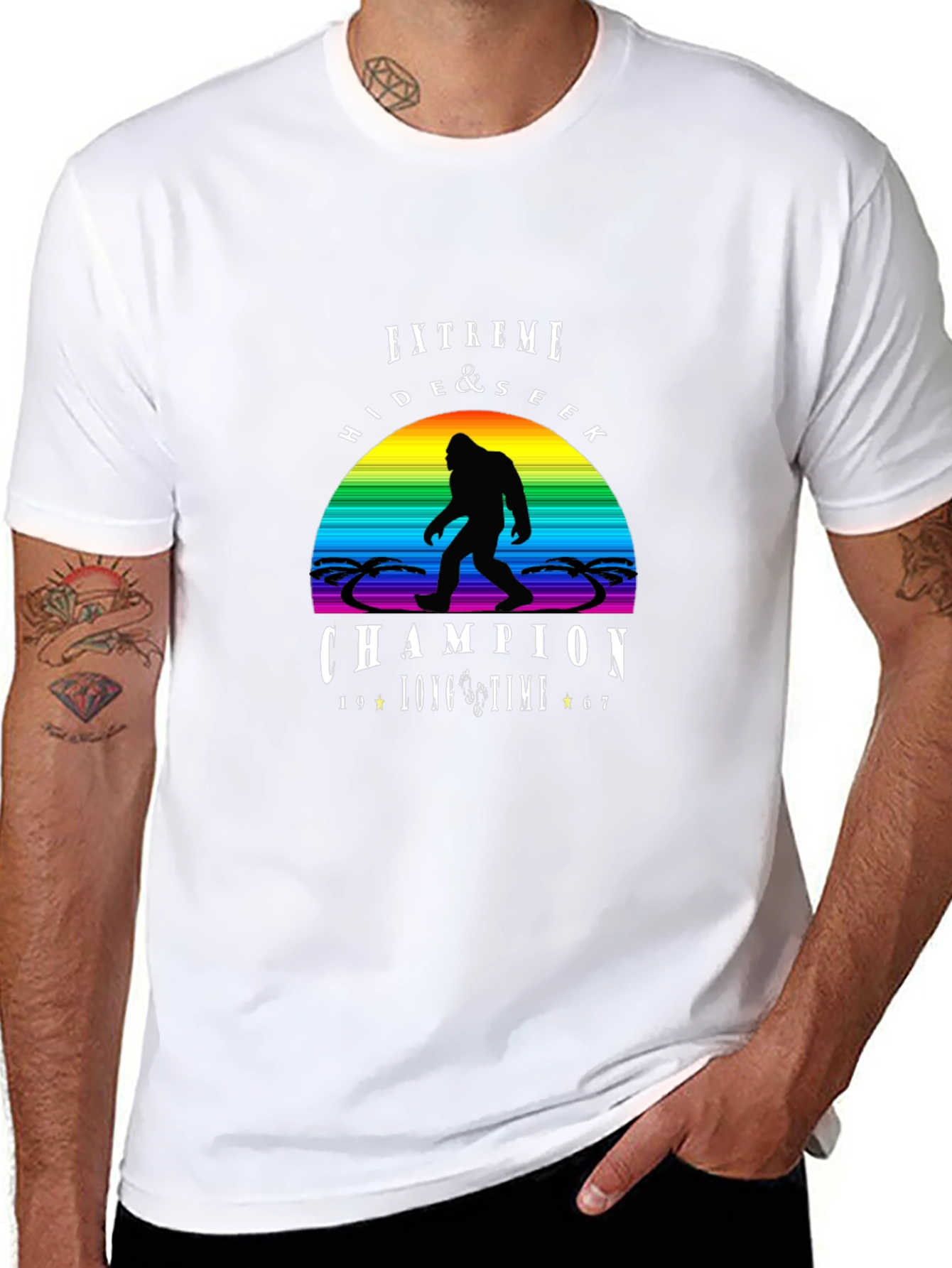 Extreme Hide & Seek Champion Bigfoot T-Shirt
