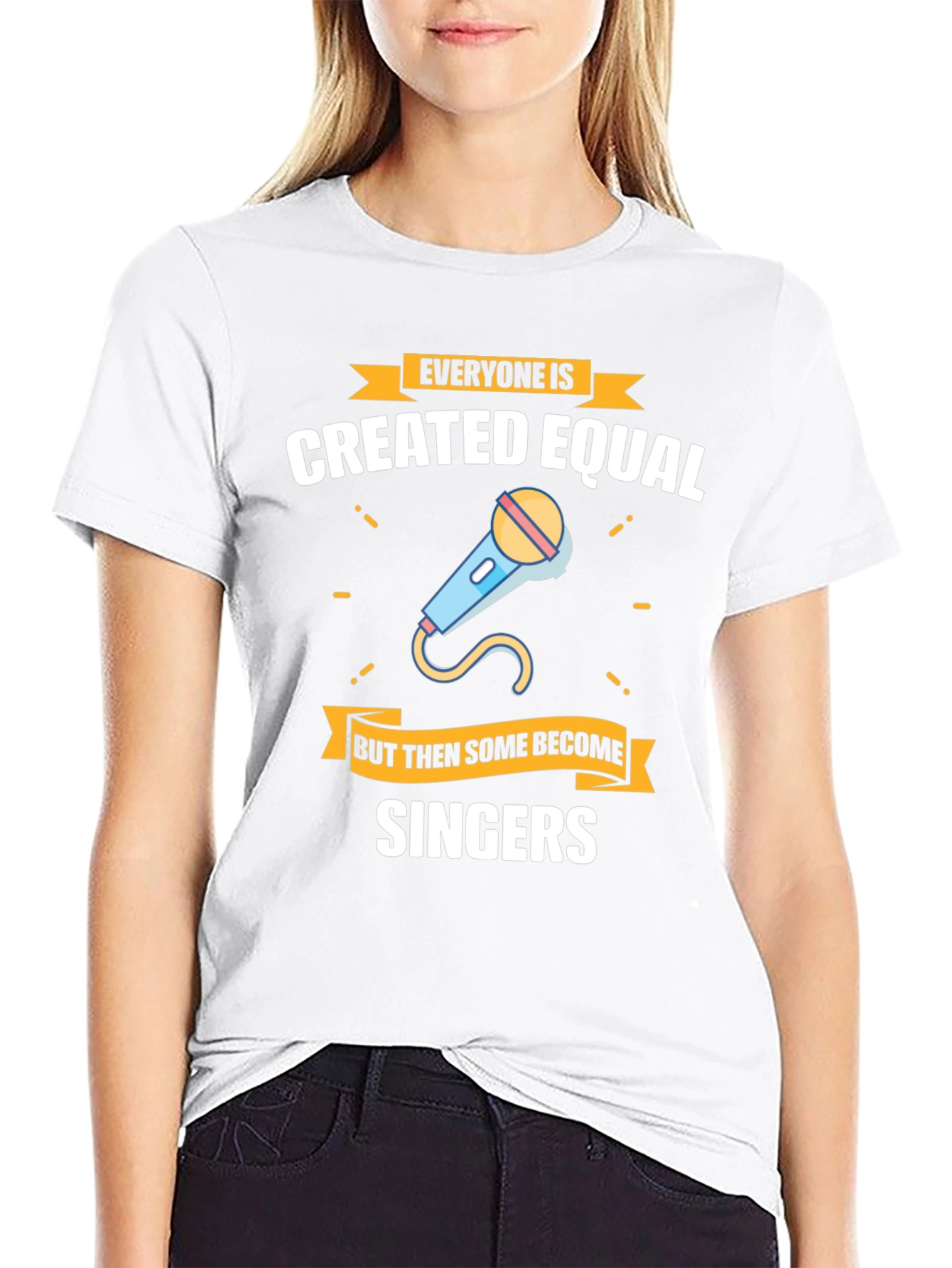 Everyone Created Equal Singers Black Tee