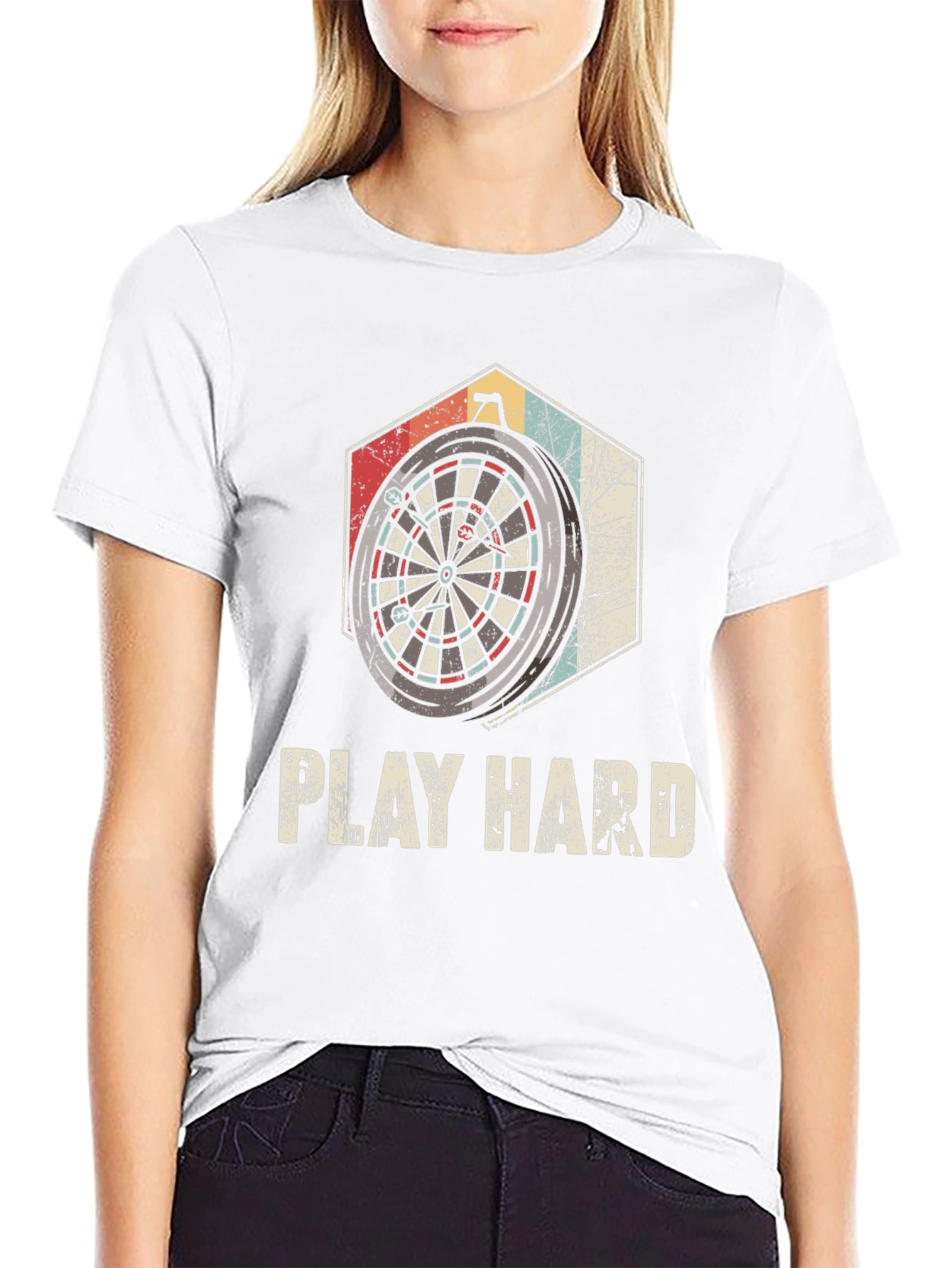 Play Hard Dartboard Graphic Tee