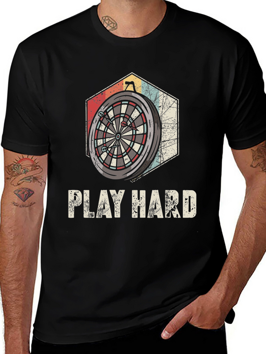 Play Hard Dartboard Graphic Tee