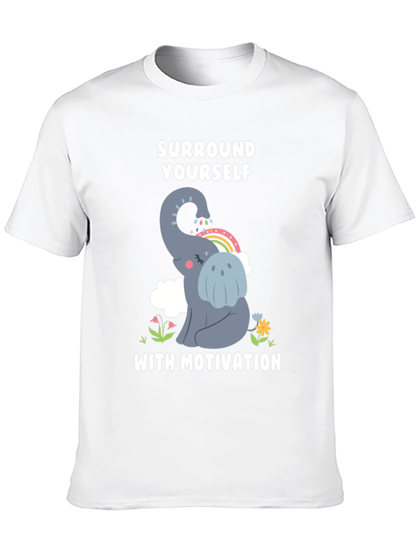 Motivational Elephant Graphic T-Shirt