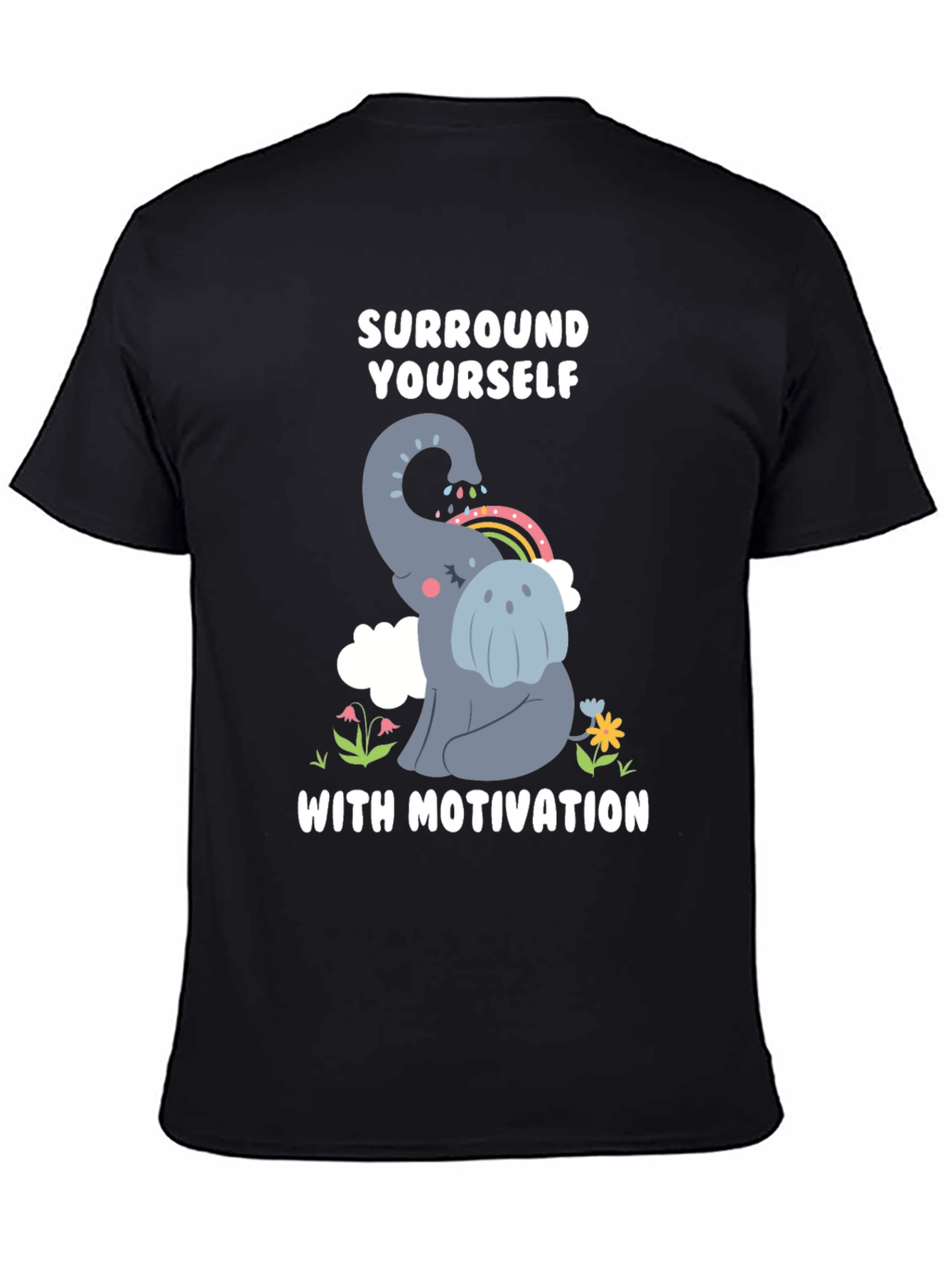 Motivational Elephant Graphic T-Shirt