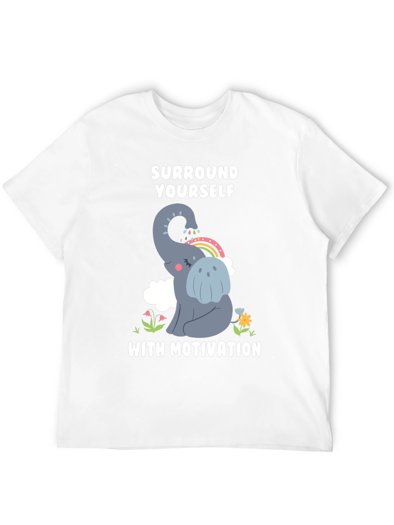 Motivational Elephant Graphic T-Shirt