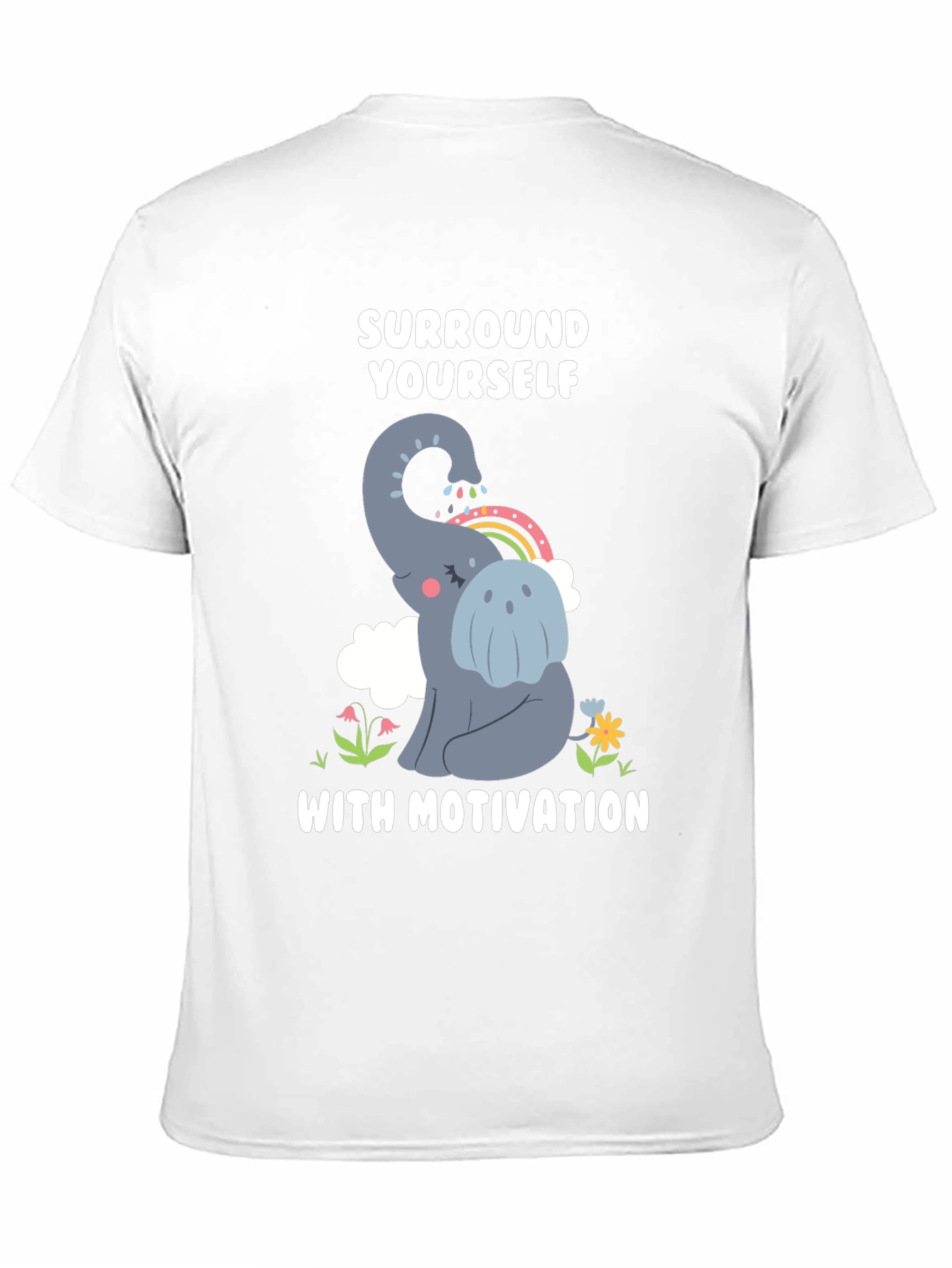 Motivational Elephant Graphic T-Shirt