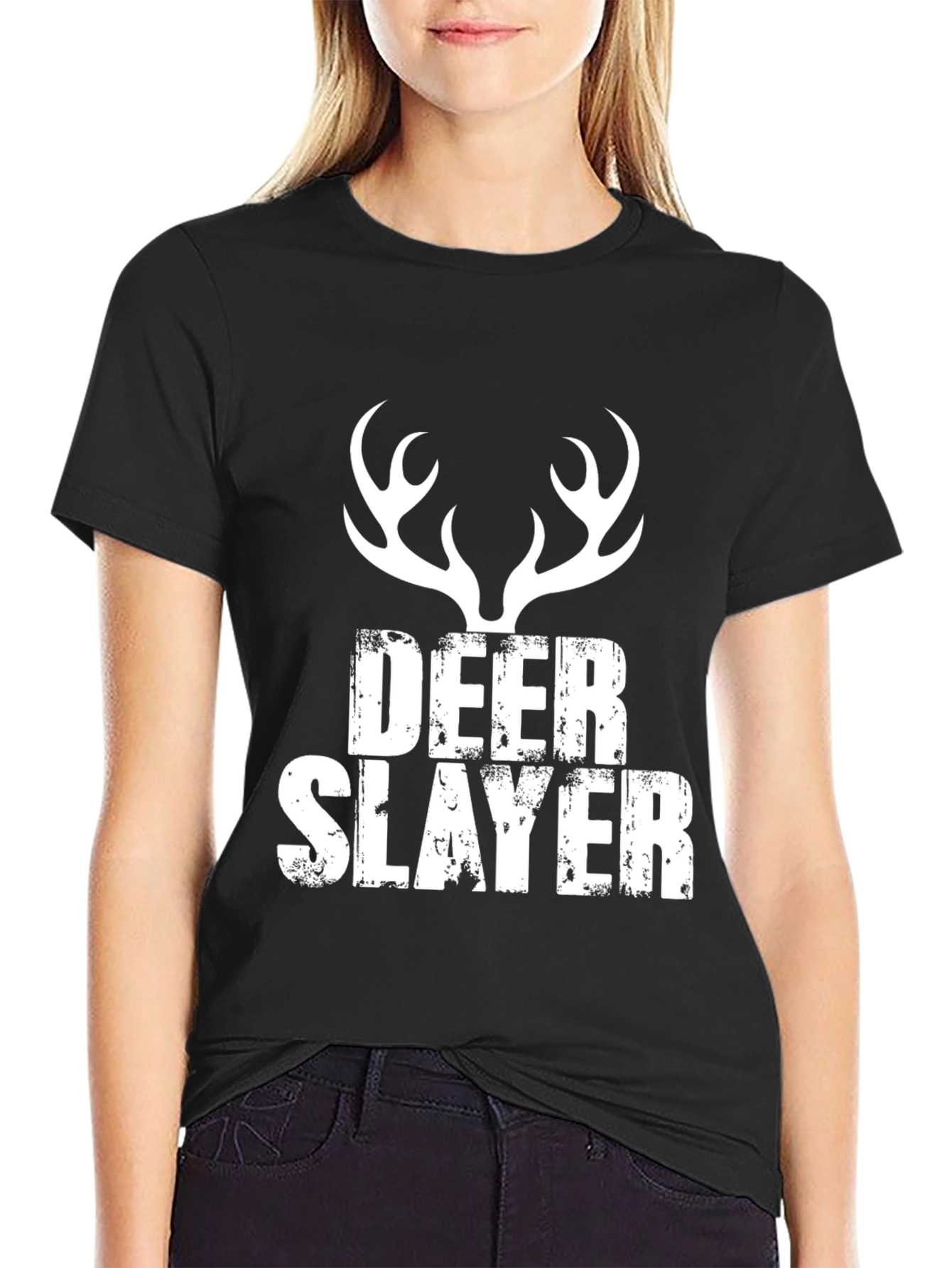 Deer Slayer Graphic T-Shirt - Hunting Tee