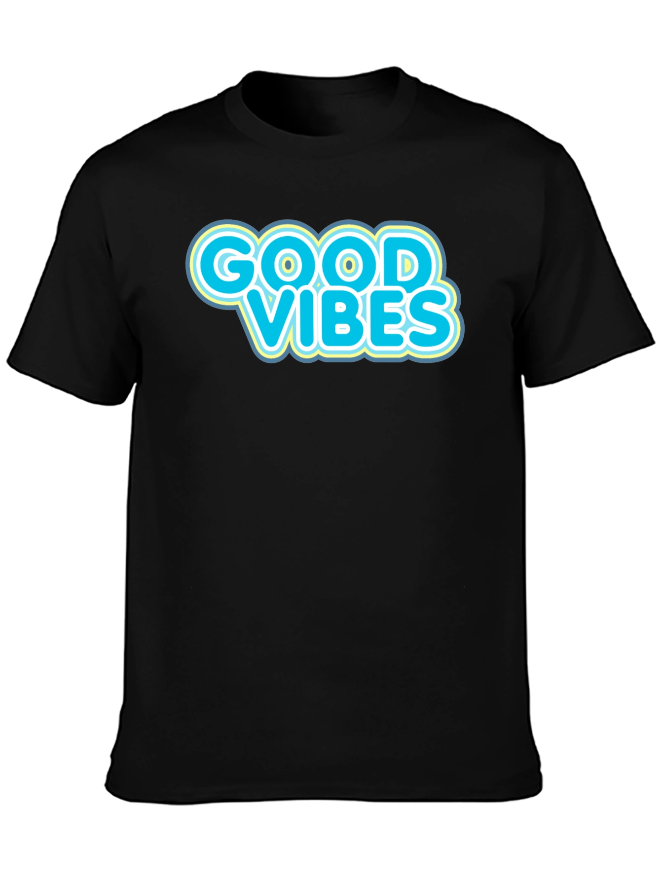 Good Vibes Graphic Tee - Black
