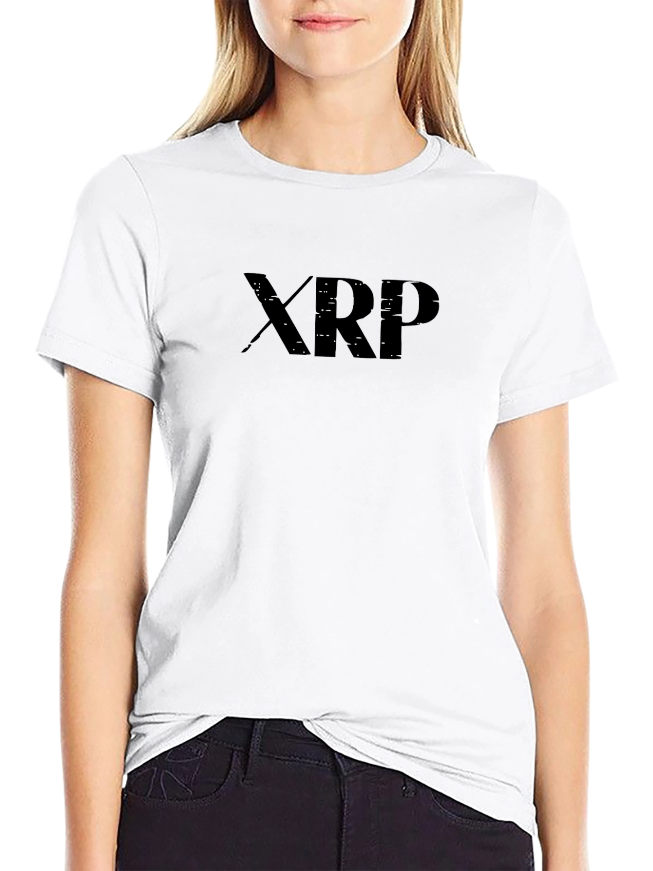 XRP Crypto Black T-Shirt - Stylish & Trendy