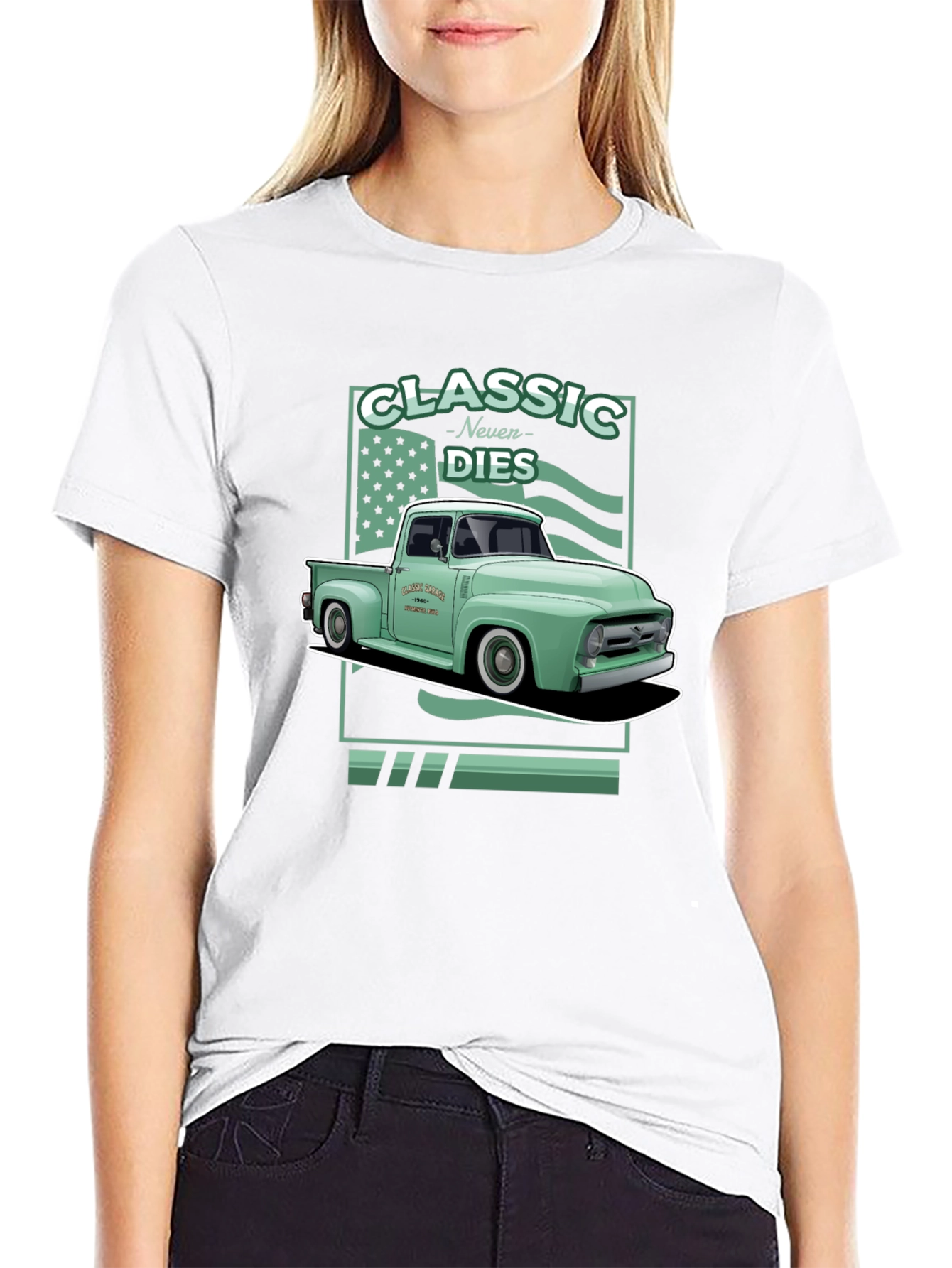 Classic Never Dies Truck Graphic Tee