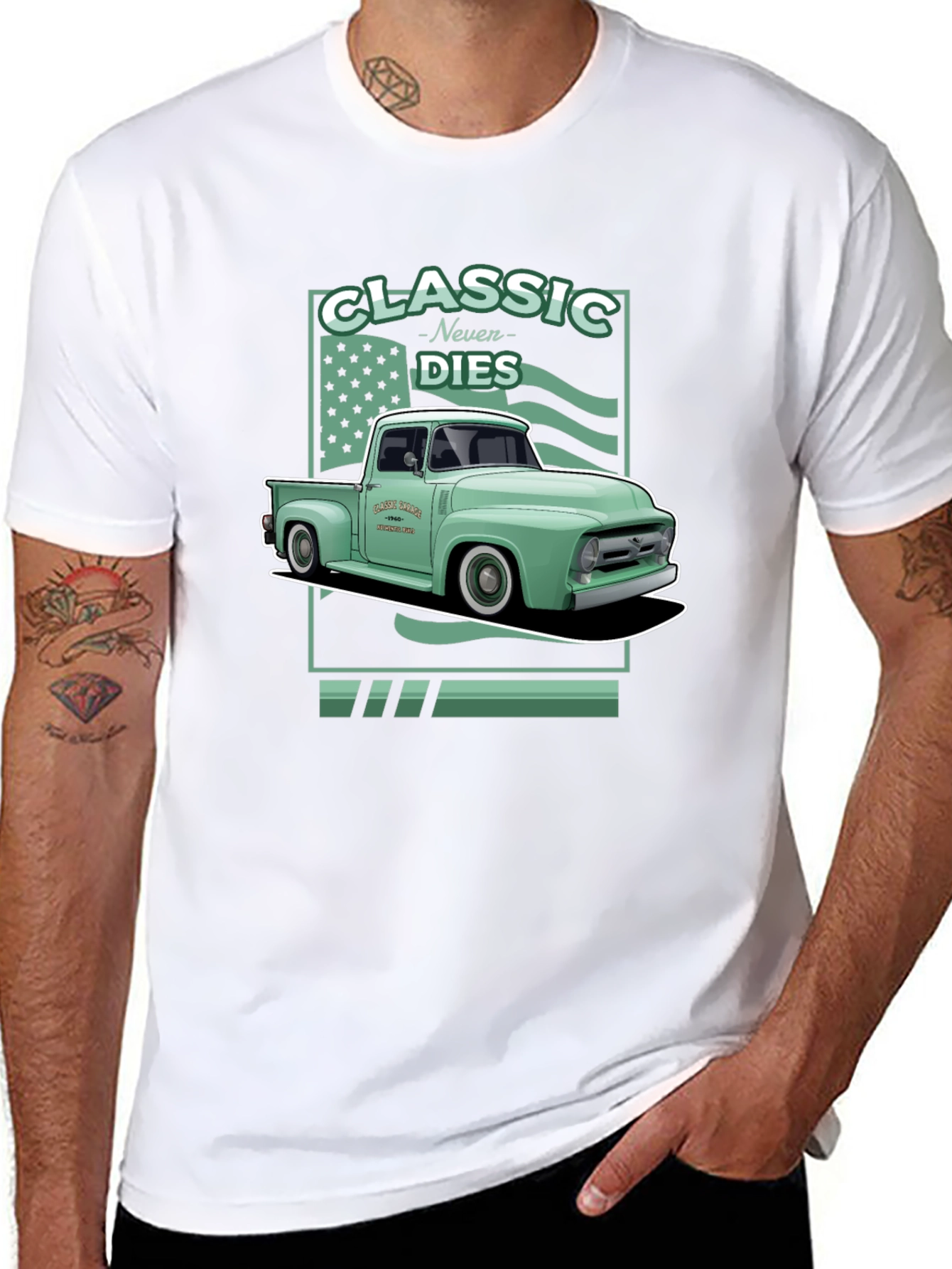 Classic Never Dies Truck Graphic Tee