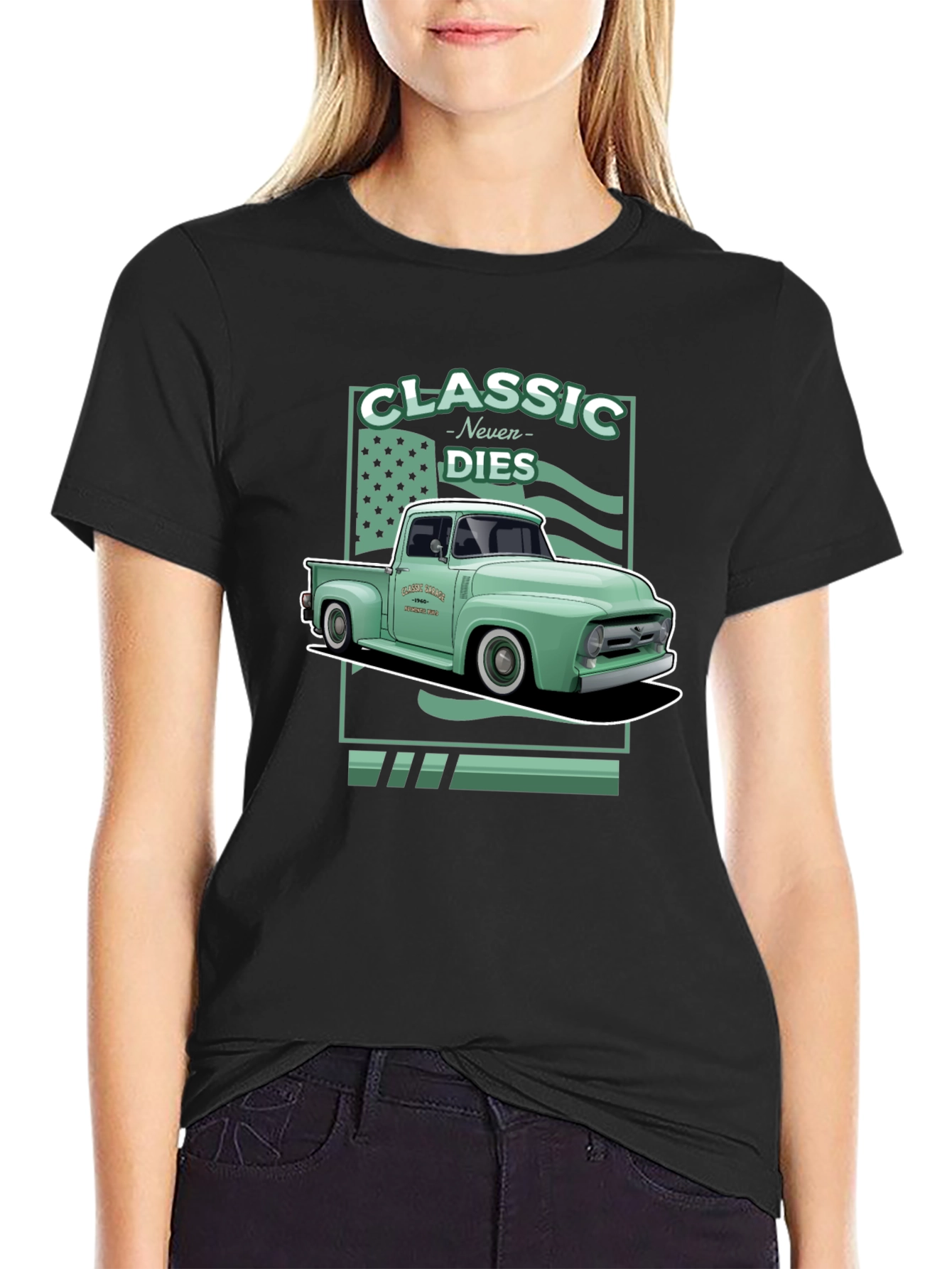 Classic Never Dies Truck Graphic Tee