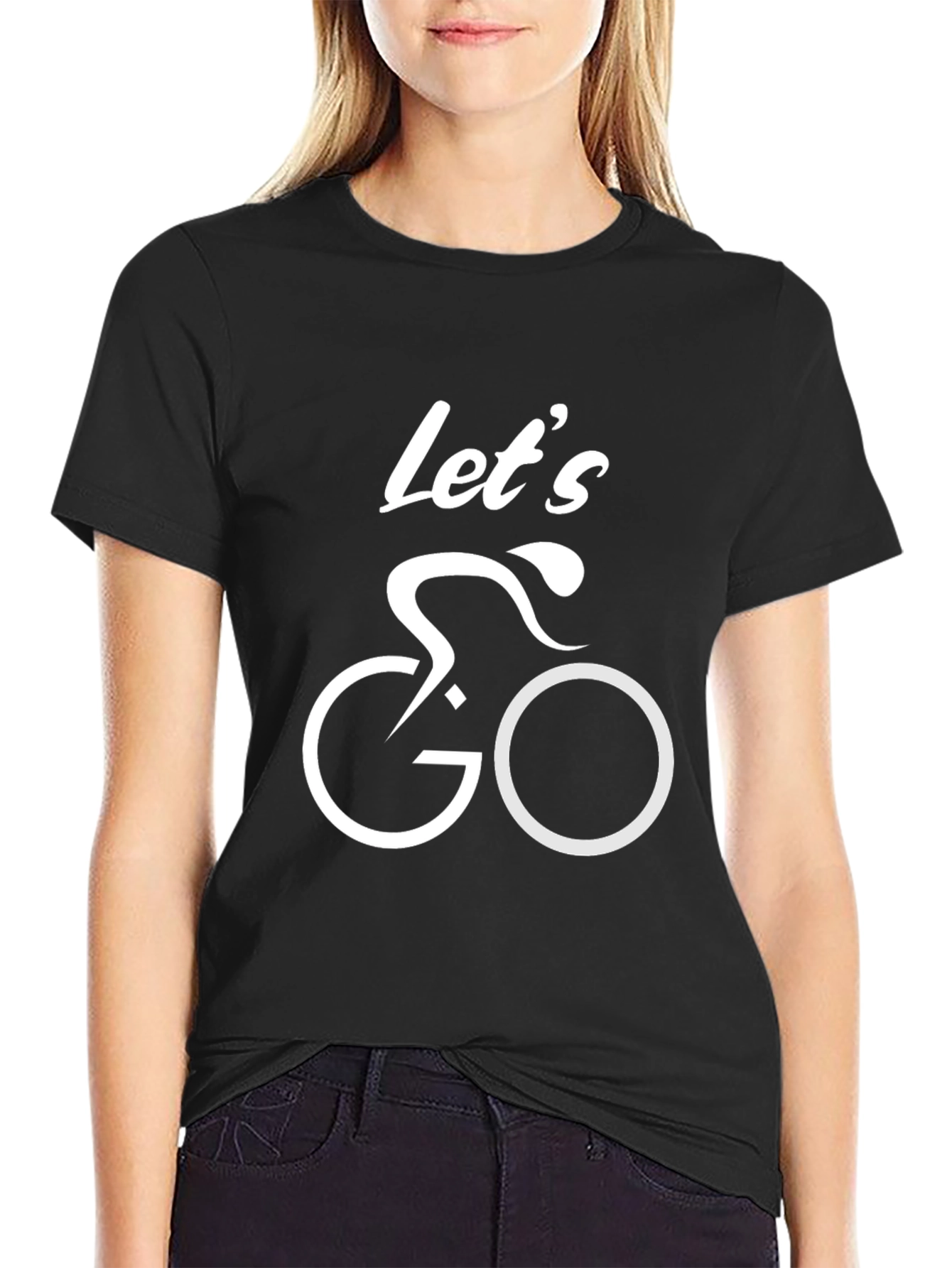 Lets Go Cycling T-Shirt | Stylish Bike Graphic Tee