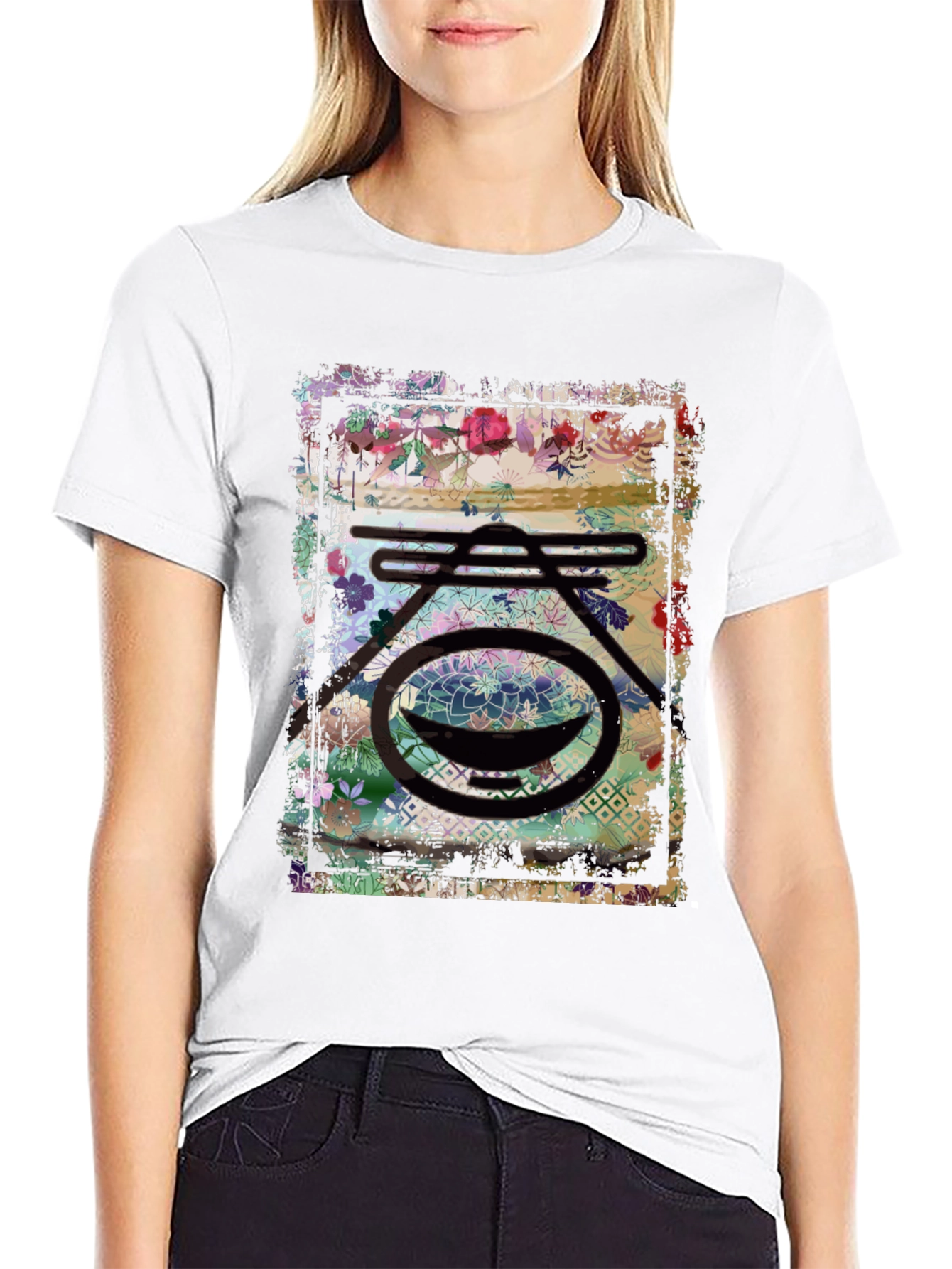 Floral Graphic Print Tee