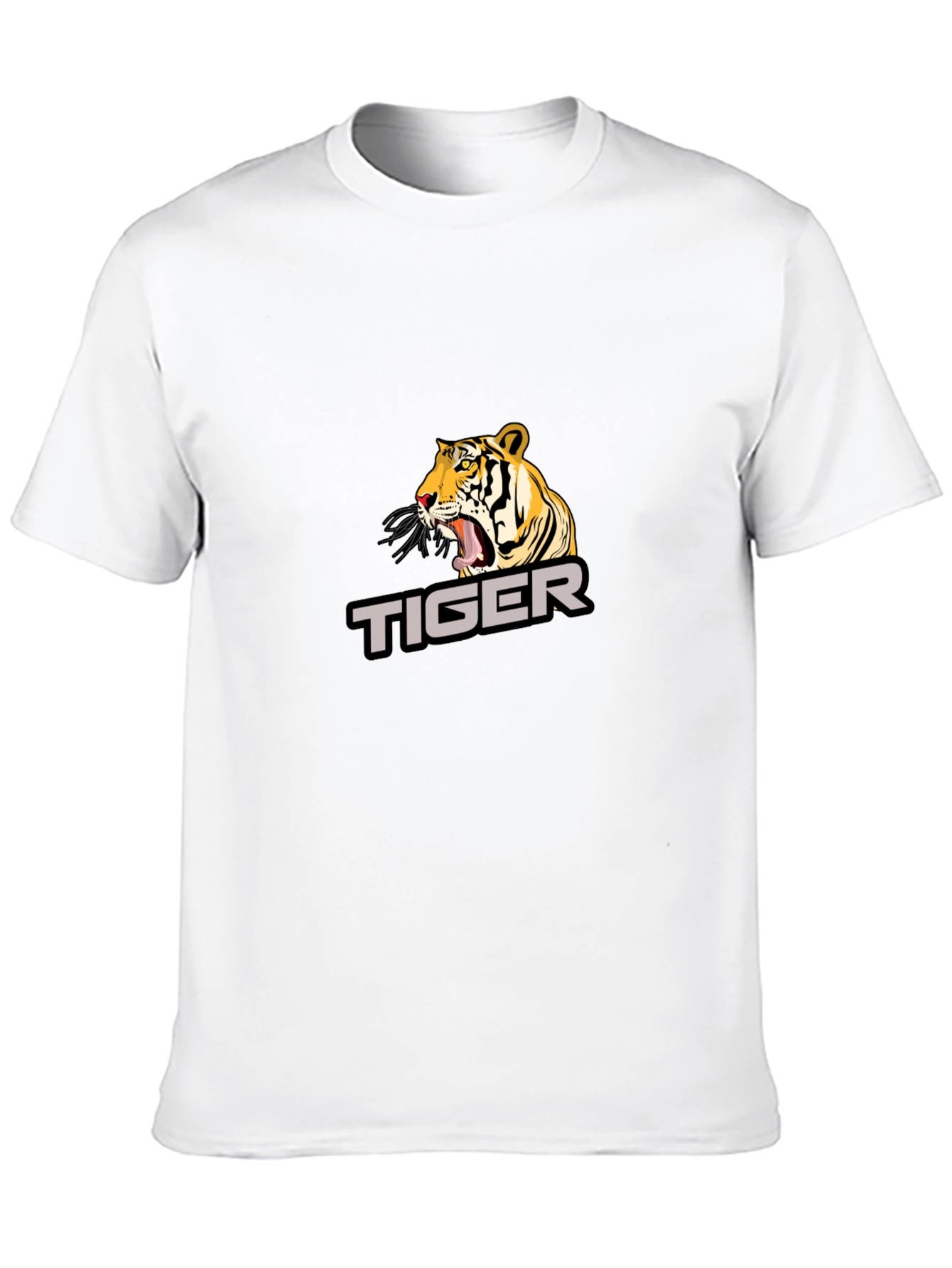 Cool Tiger Graphic Black T-Shirt