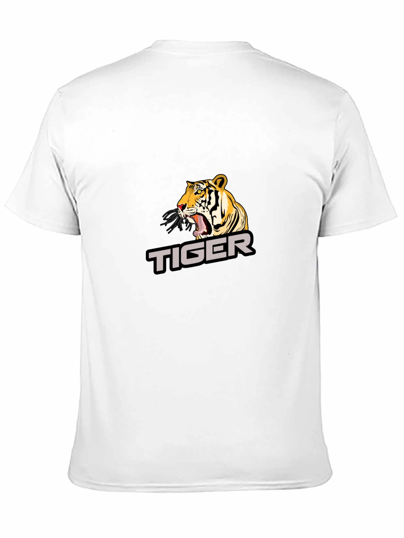 Cool Tiger Graphic Black T-Shirt