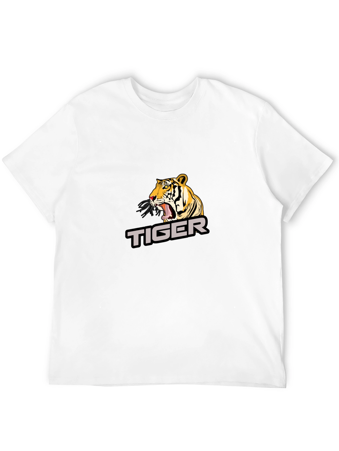 Cool Tiger Graphic Black T-Shirt