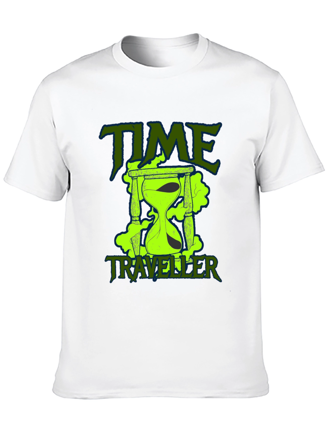 Time Traveler Graphic T-Shirt - Classic Black Tee