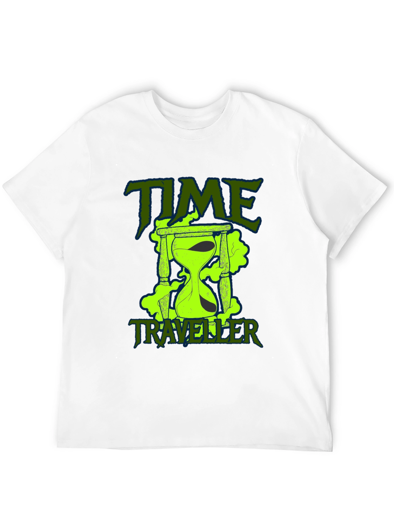 Time Traveler Graphic T-Shirt - Classic Black Tee