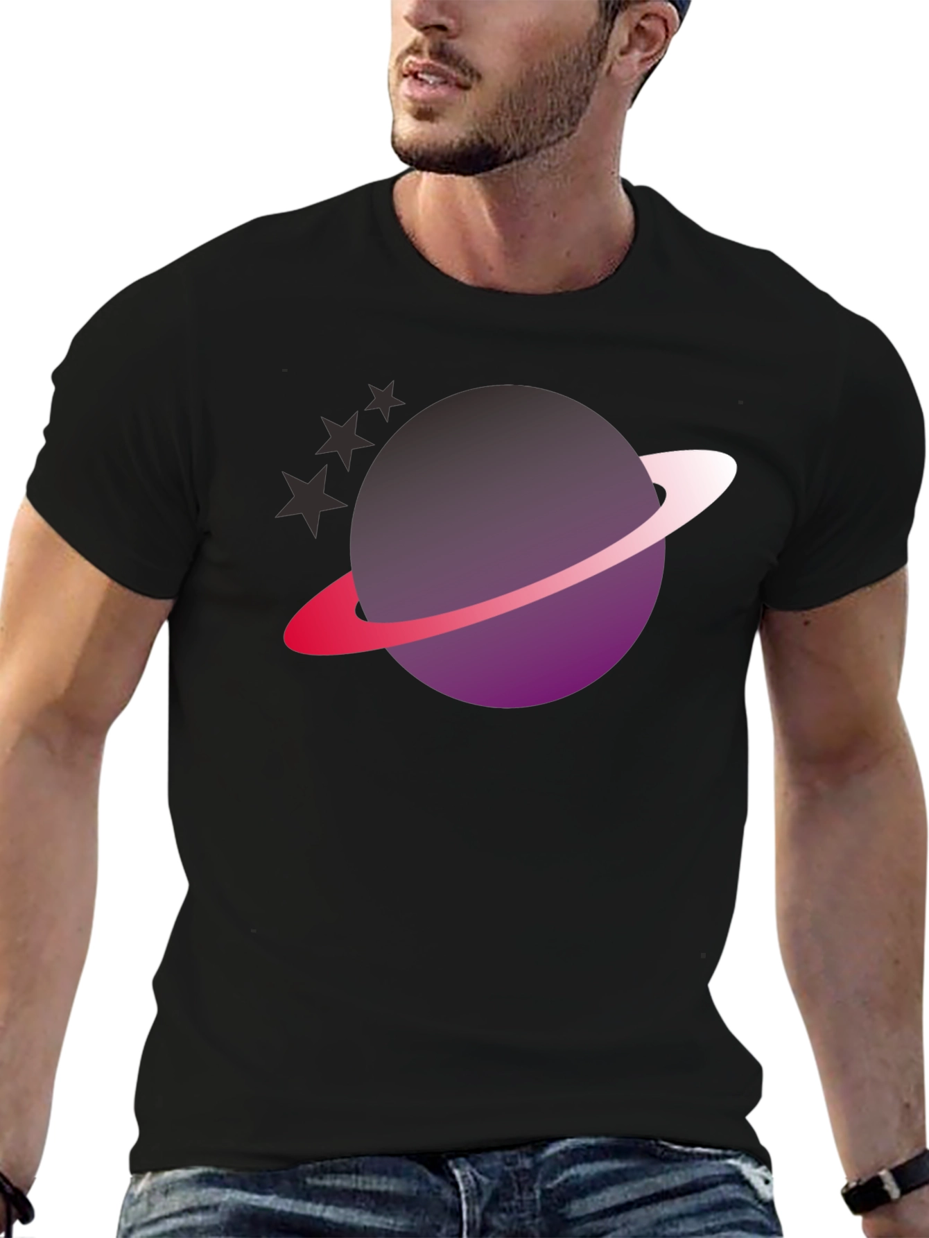 Cosmic Saturn Graphic Tee