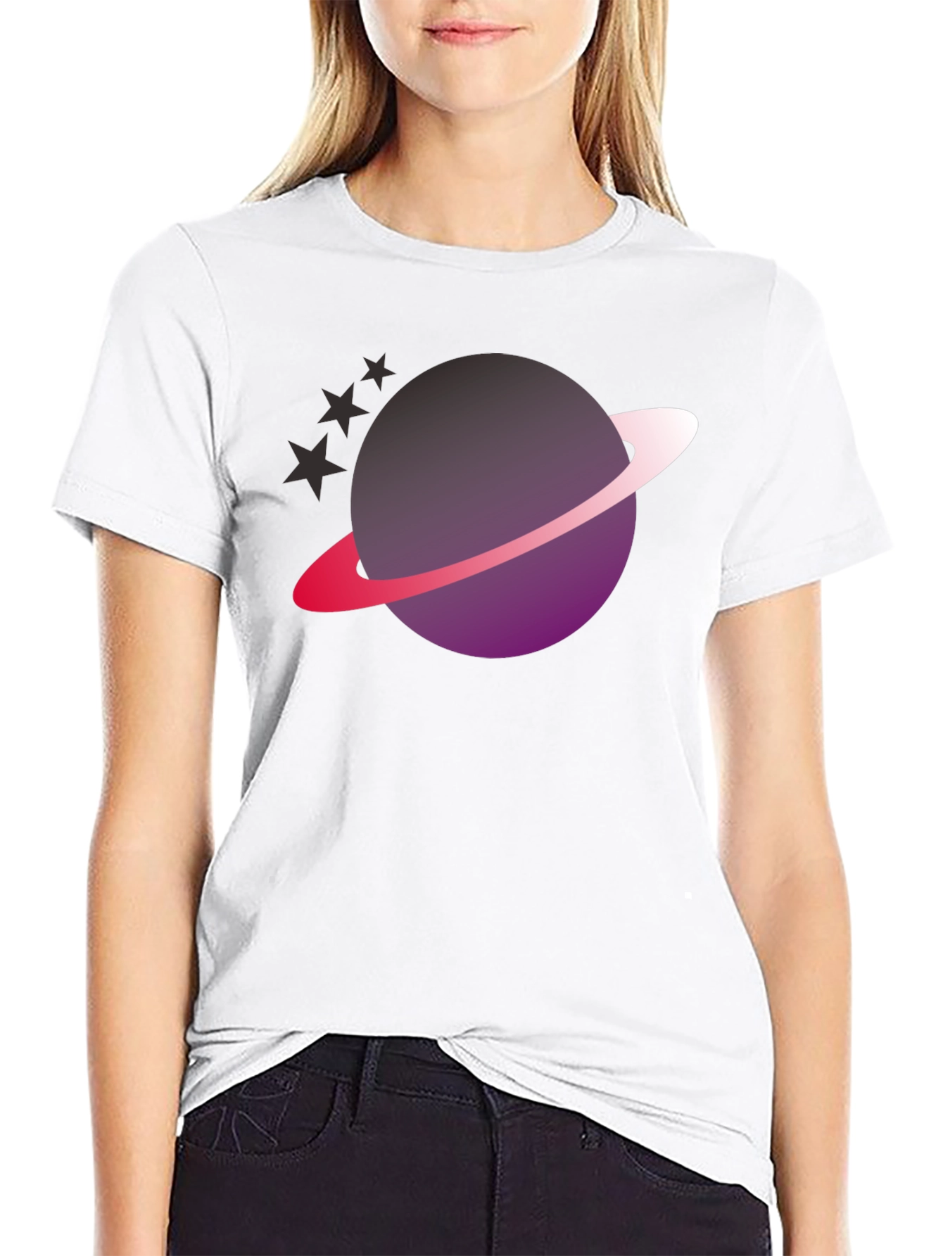 Cosmic Saturn Graphic Tee