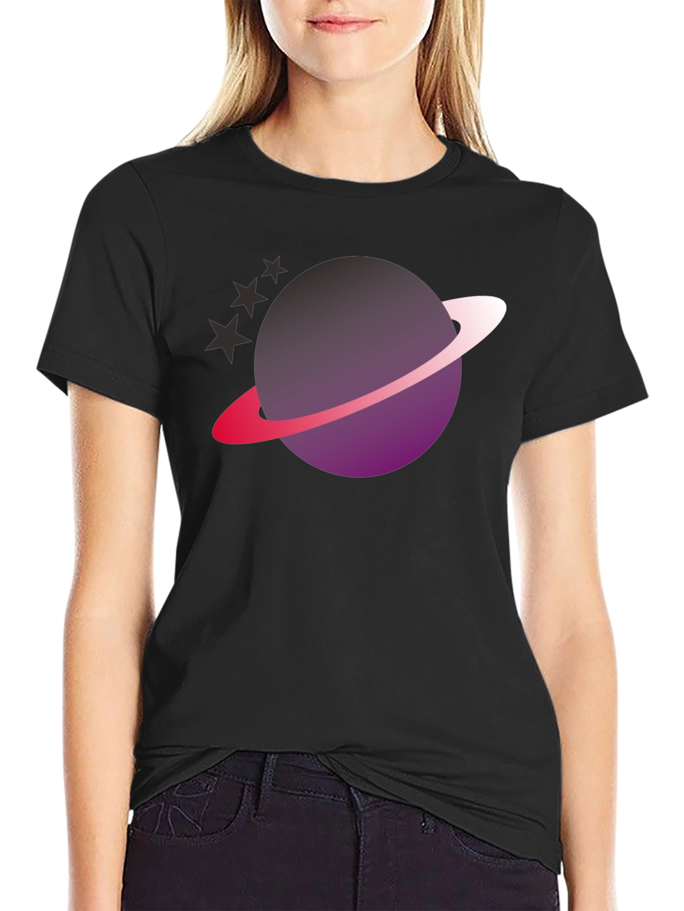 Cosmic Saturn Graphic Tee