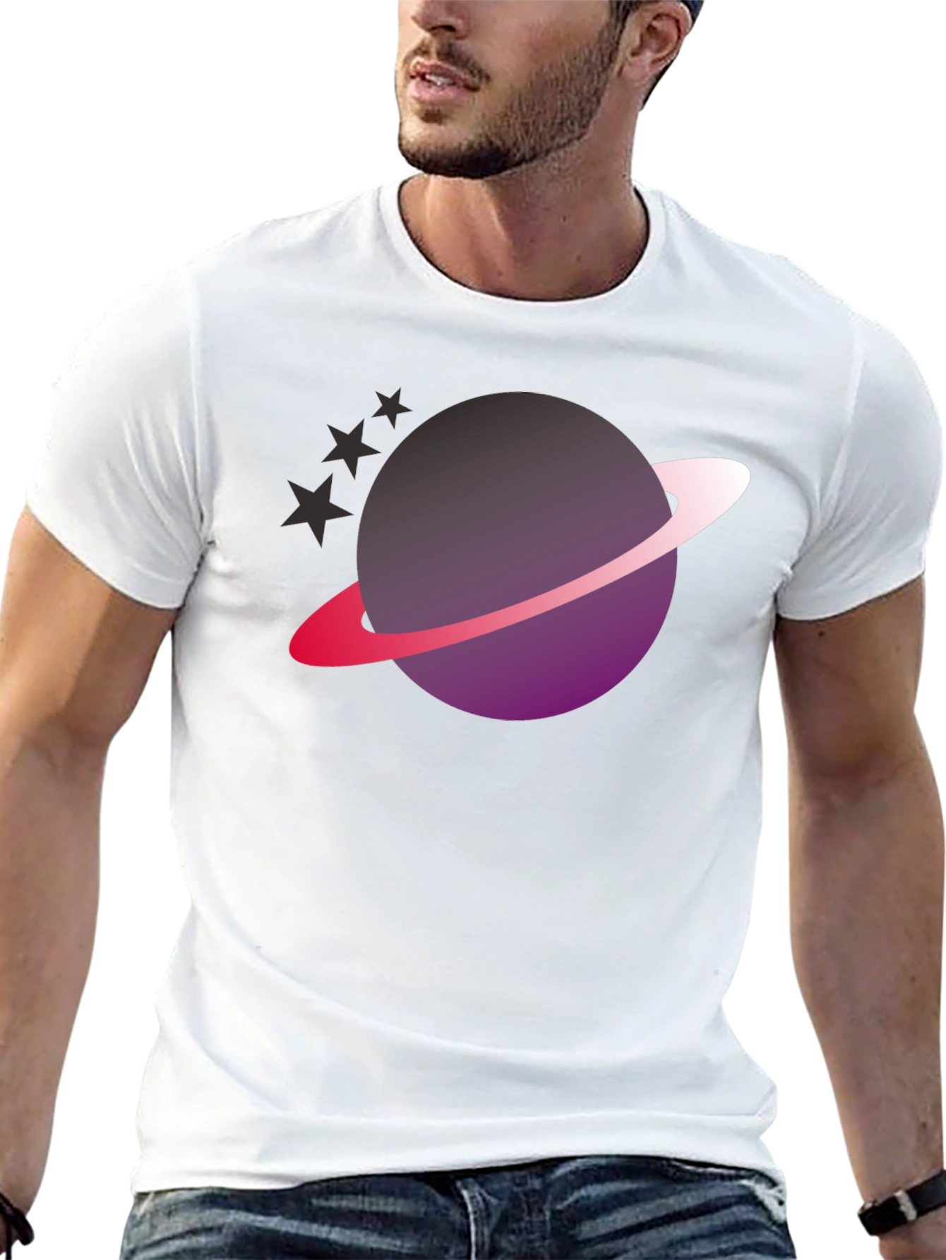 Cosmic Saturn Graphic Tee