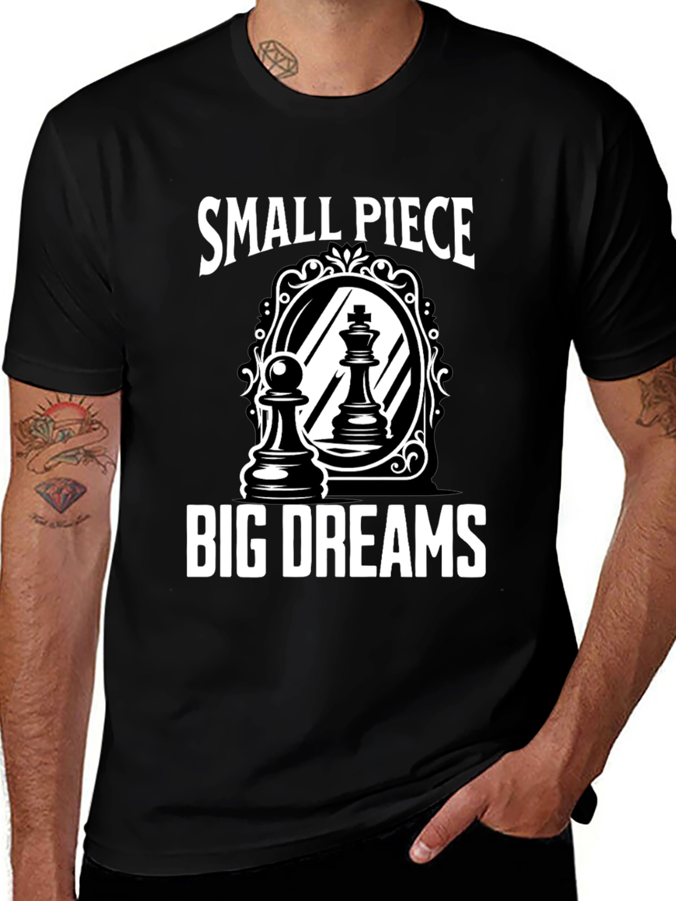 Small Piece Big Dreams Chess T-Shirt