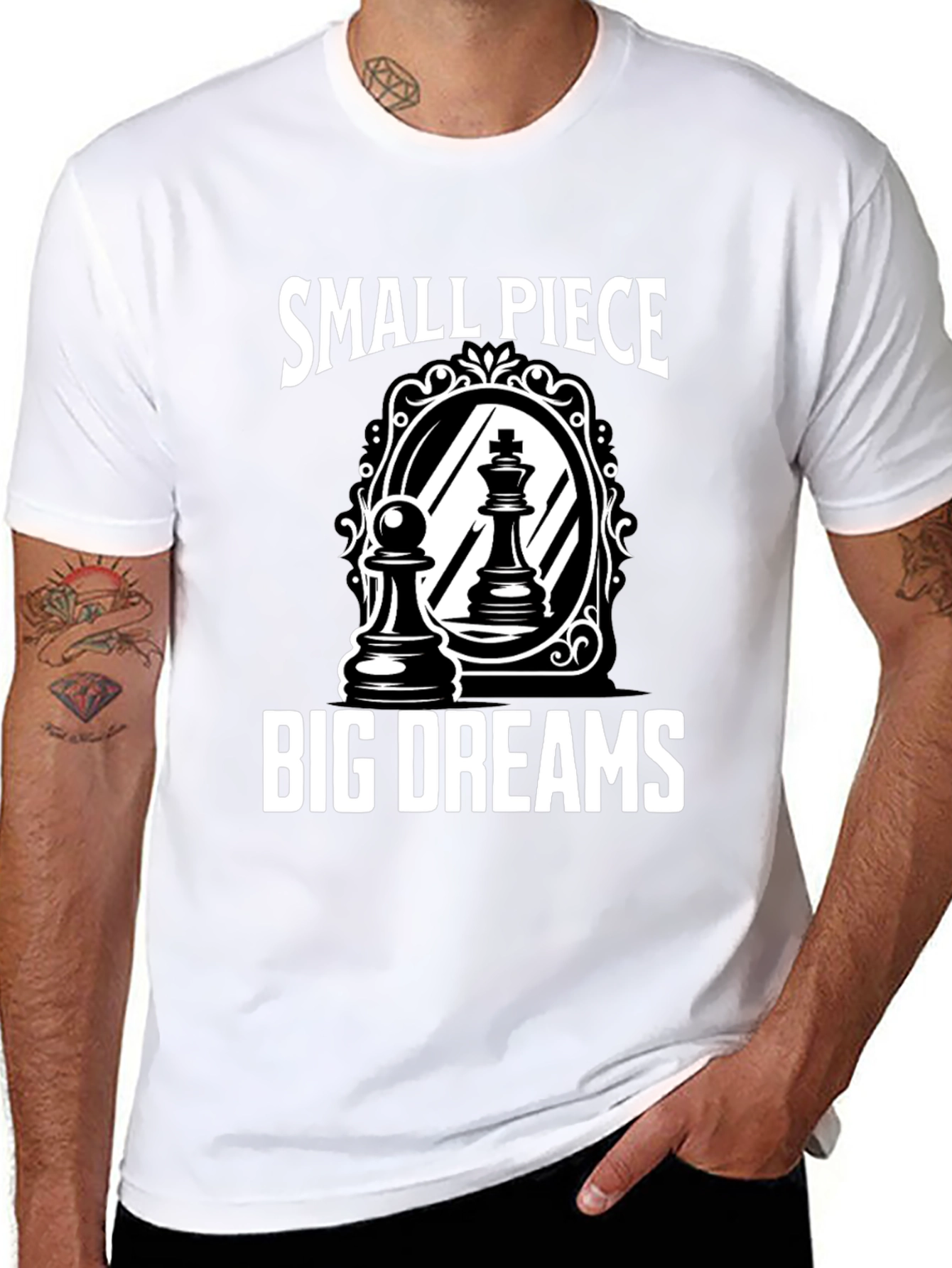 Small Piece Big Dreams Chess T-Shirt