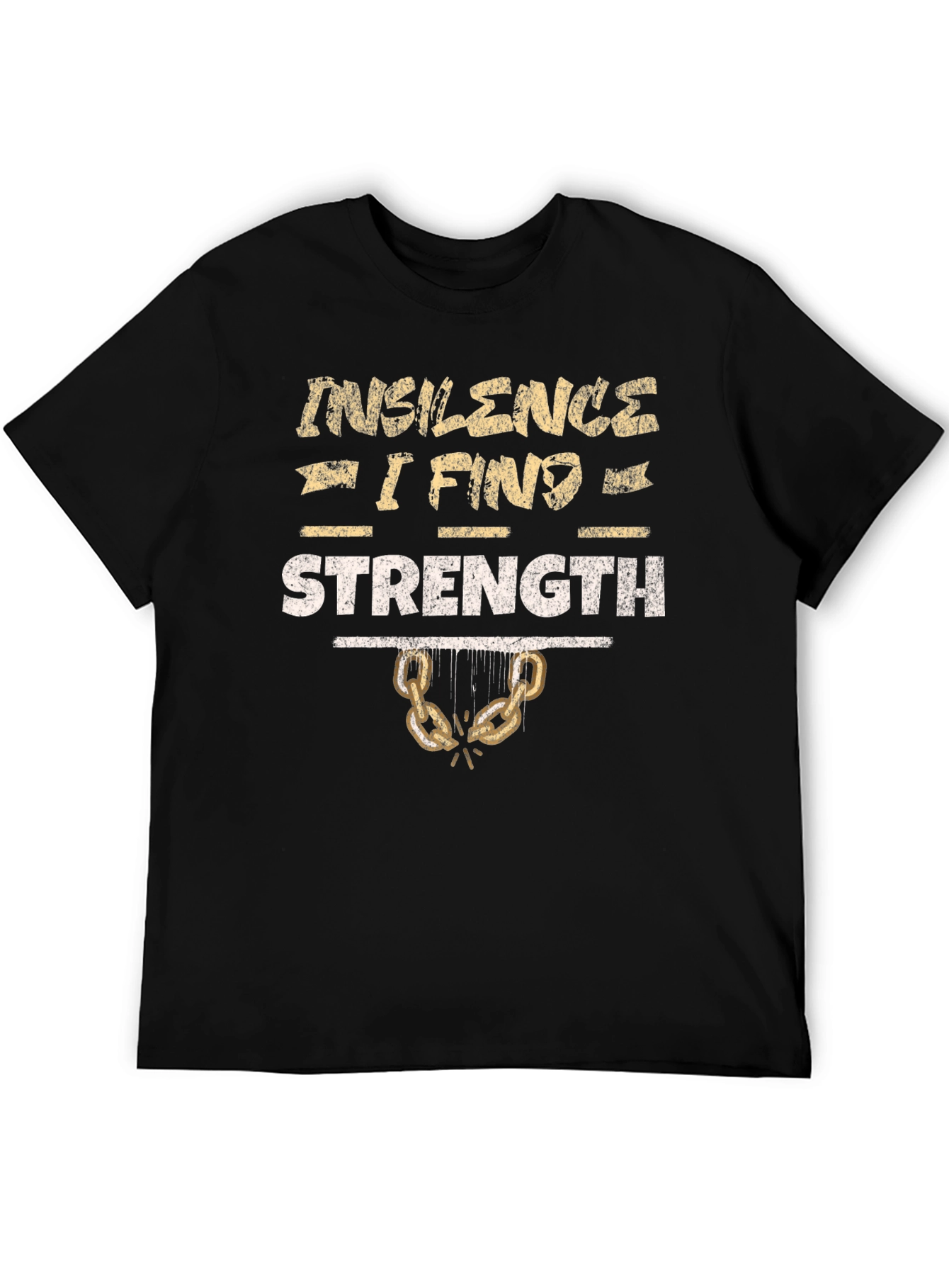 Silence Strength Graphic Tee - Gym Motivation Shirt