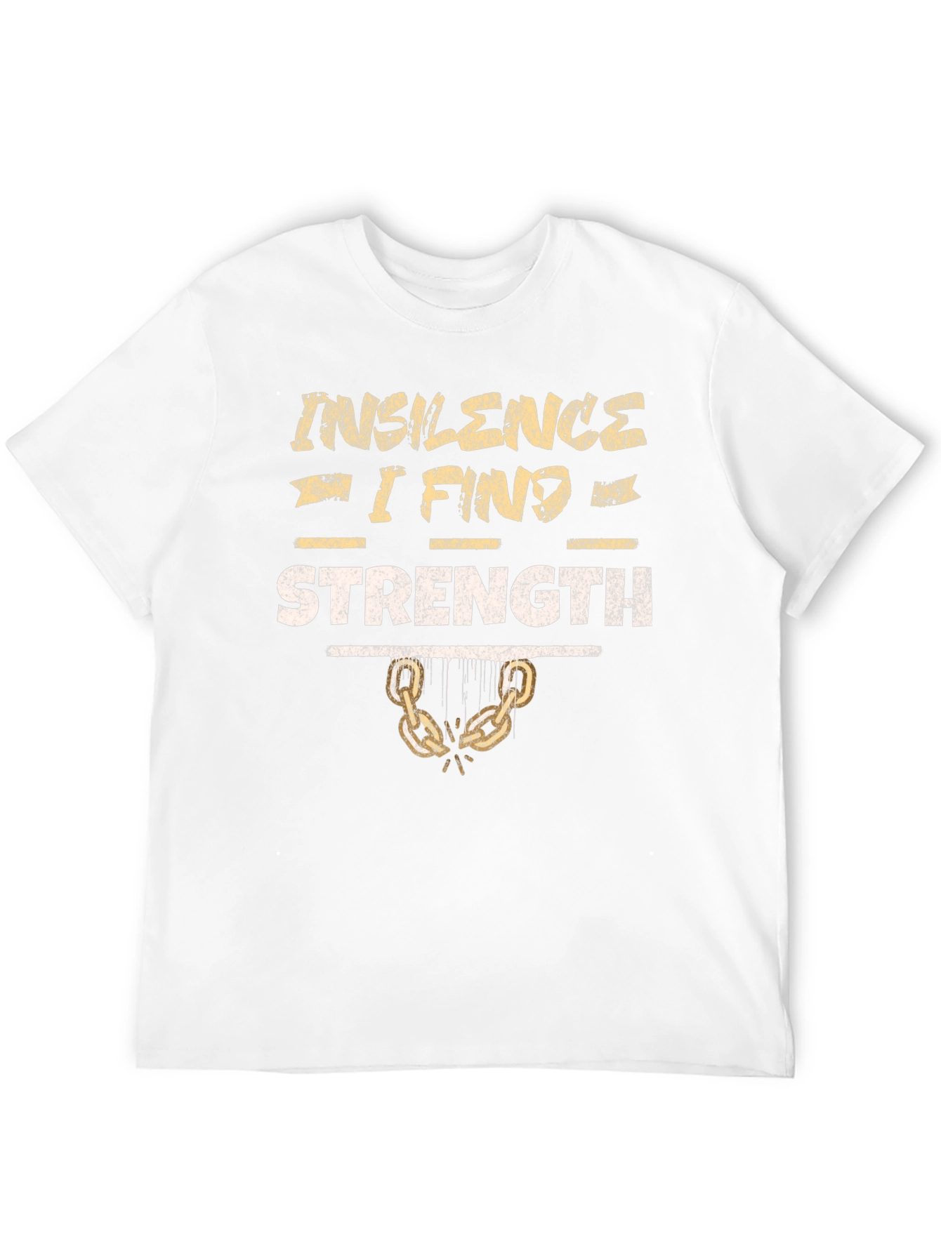Silence Strength Graphic Tee - Gym Motivation Shirt