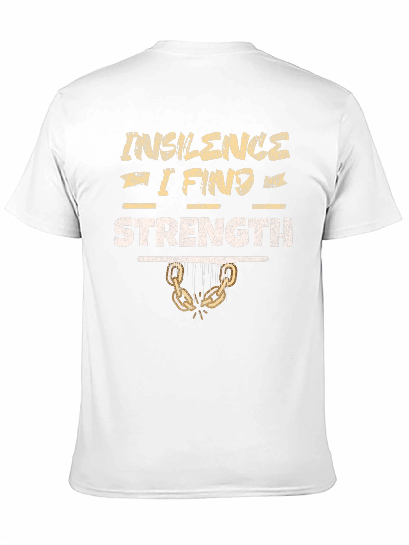 Silence Strength Graphic Tee - Gym Motivation Shirt